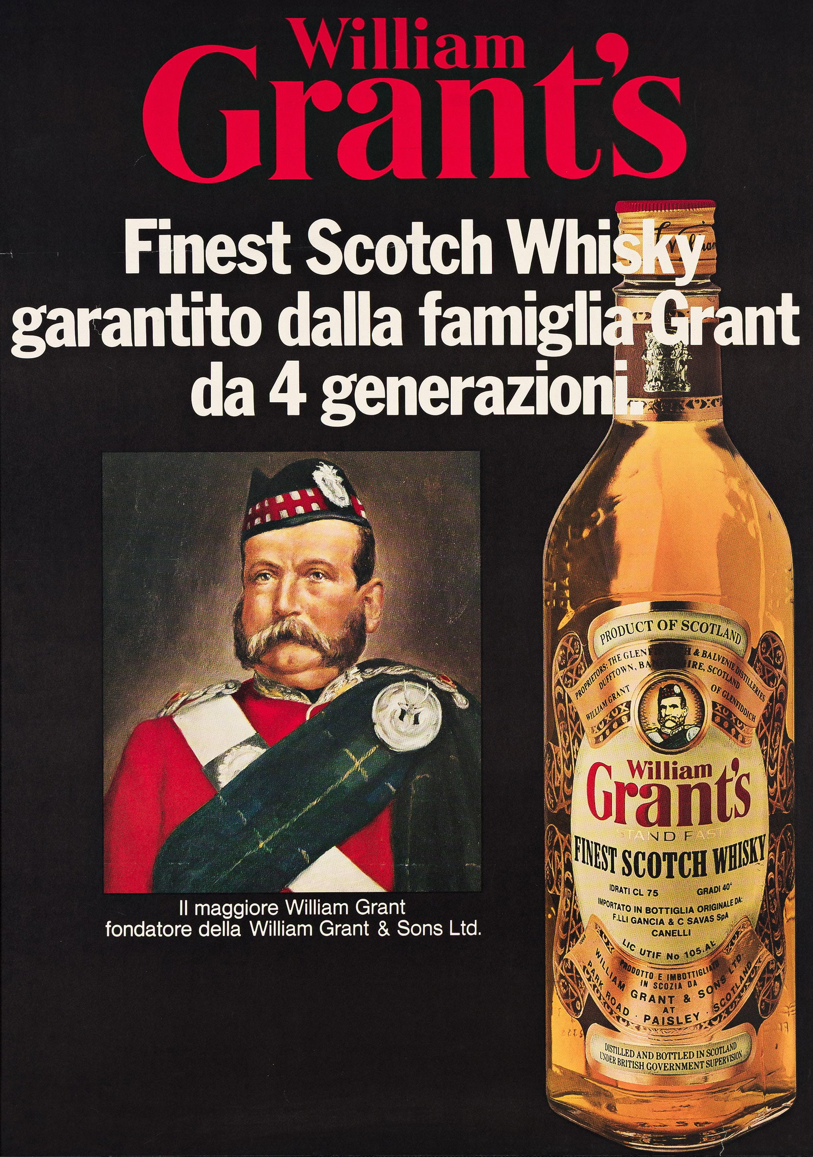 Designer Unknown, William Grant's Finest Scotch Whisky. (1 of 1)