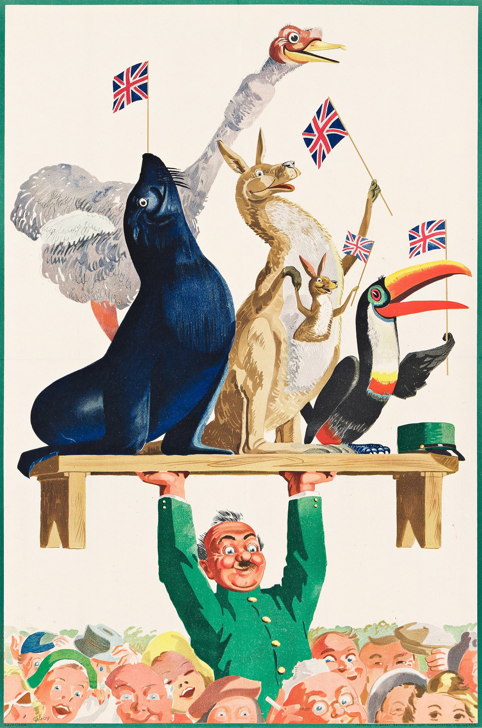 John Gilroy, [Guinness / Coronation of Queen Elizabeth II]. 1953. (1 of 1)