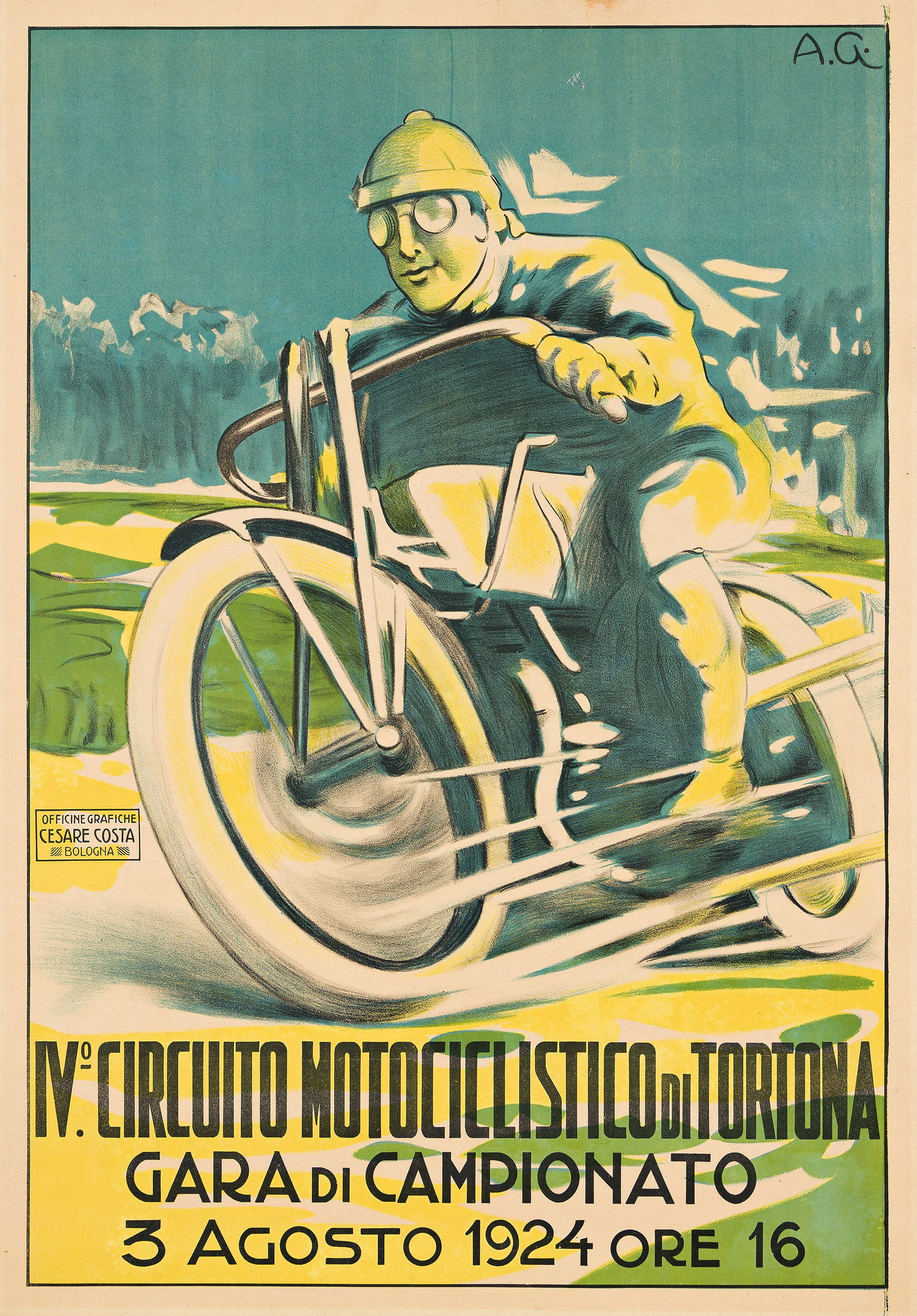 A.G., IV. Circuito Motociclistico di Tortona. 1924. (1 of 1)