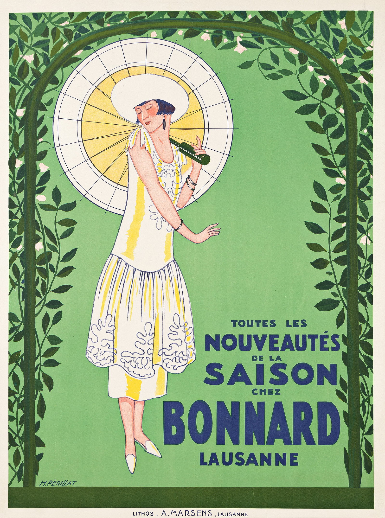 H. Pèrillat, Toutes les Nouveautes de la Saison Chez Bonnard. Circa 1920. (1 of 1)