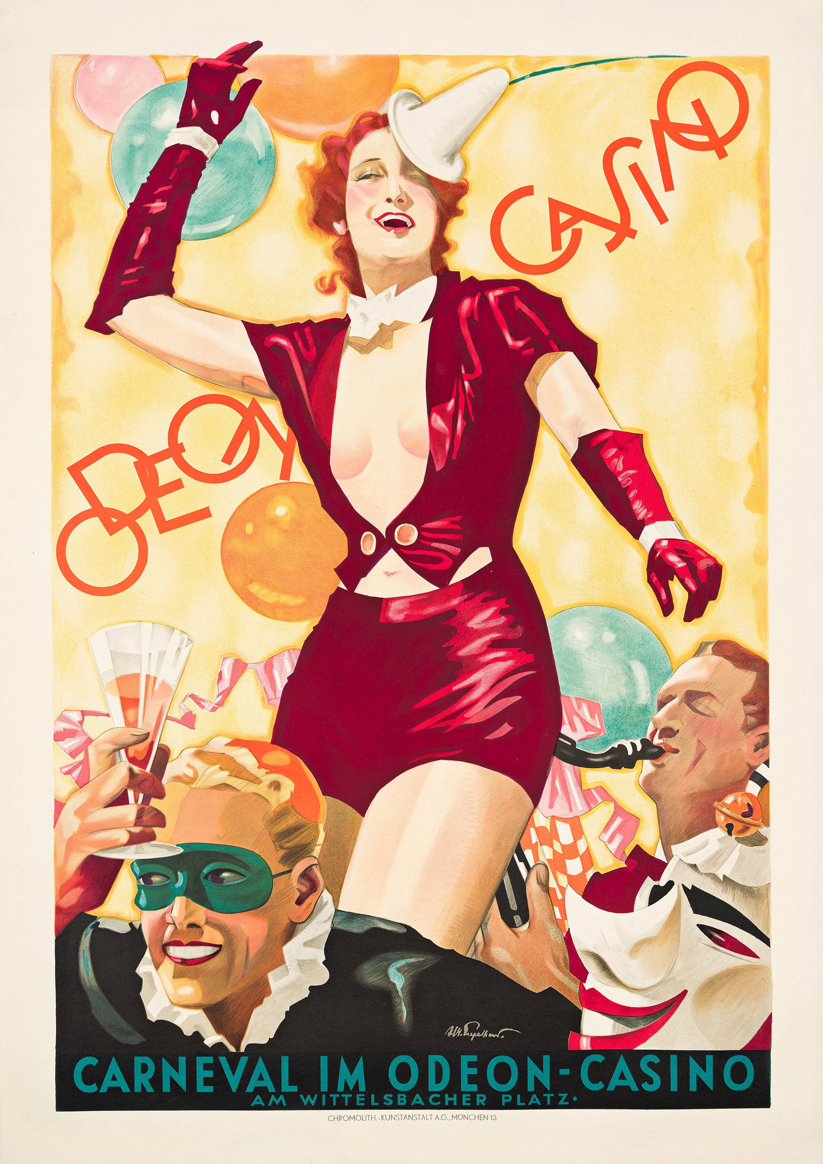 Julius Ussy Engelhard, Odeon Casino. Circa 1938. (1 of 1)