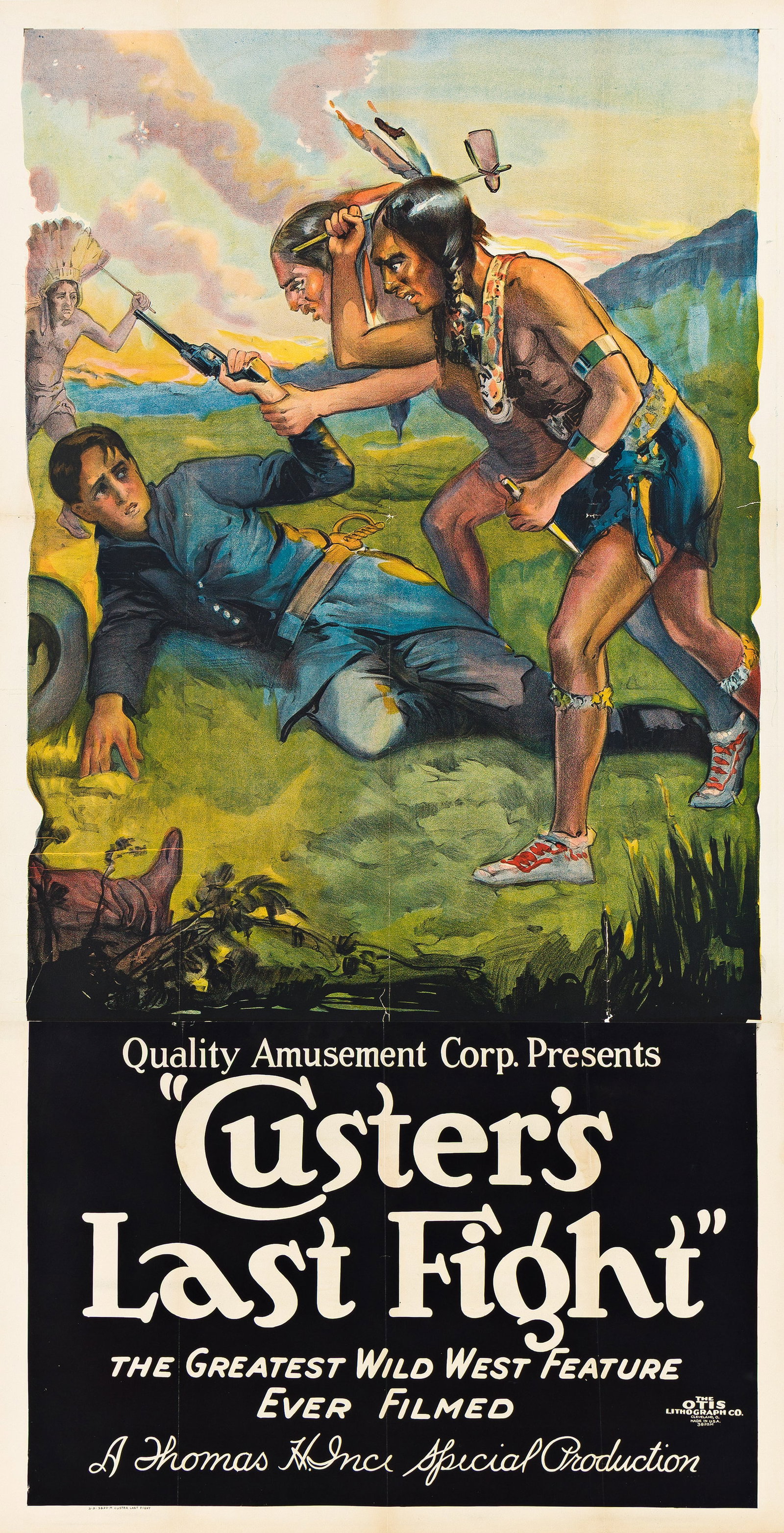 Designer Unknown, "Custer's Last Fight." Circa 1920s. (1 of 1)