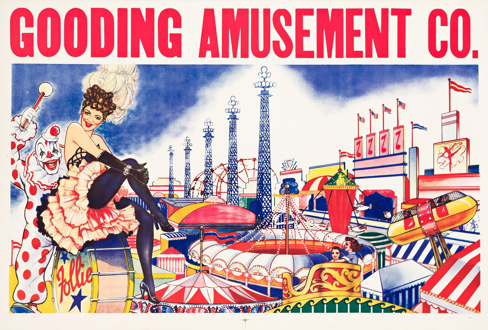 Designer Unknown, Gooding Amusement Co. Poster & broadside. (1 of 2)