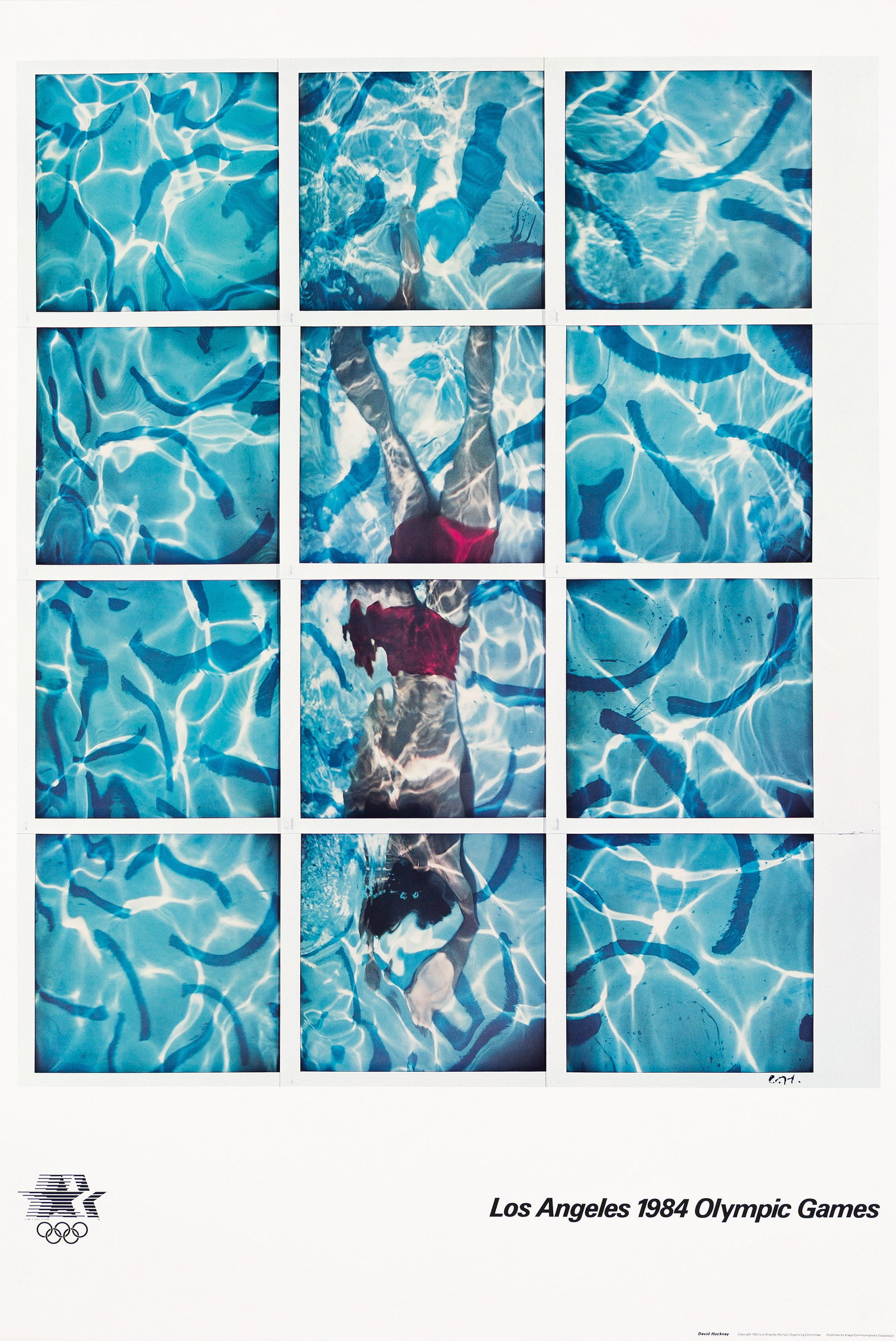 David Hockney (d'Aprés), 1937-, Los Angeles 1984 Olympic Games. 1984. (1 of 1)