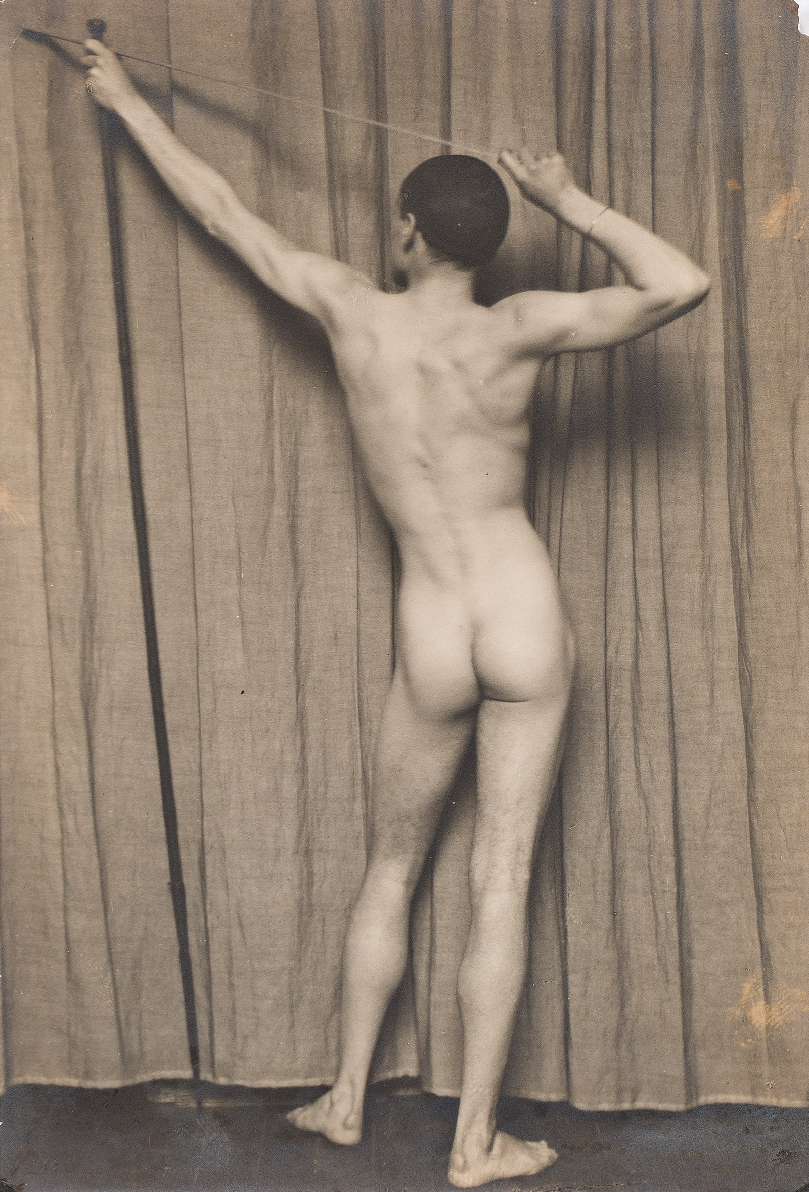 Man Ray, Portrait of George Platt Lynes, Paris (Back view). Circa 1927. (1 of 1)