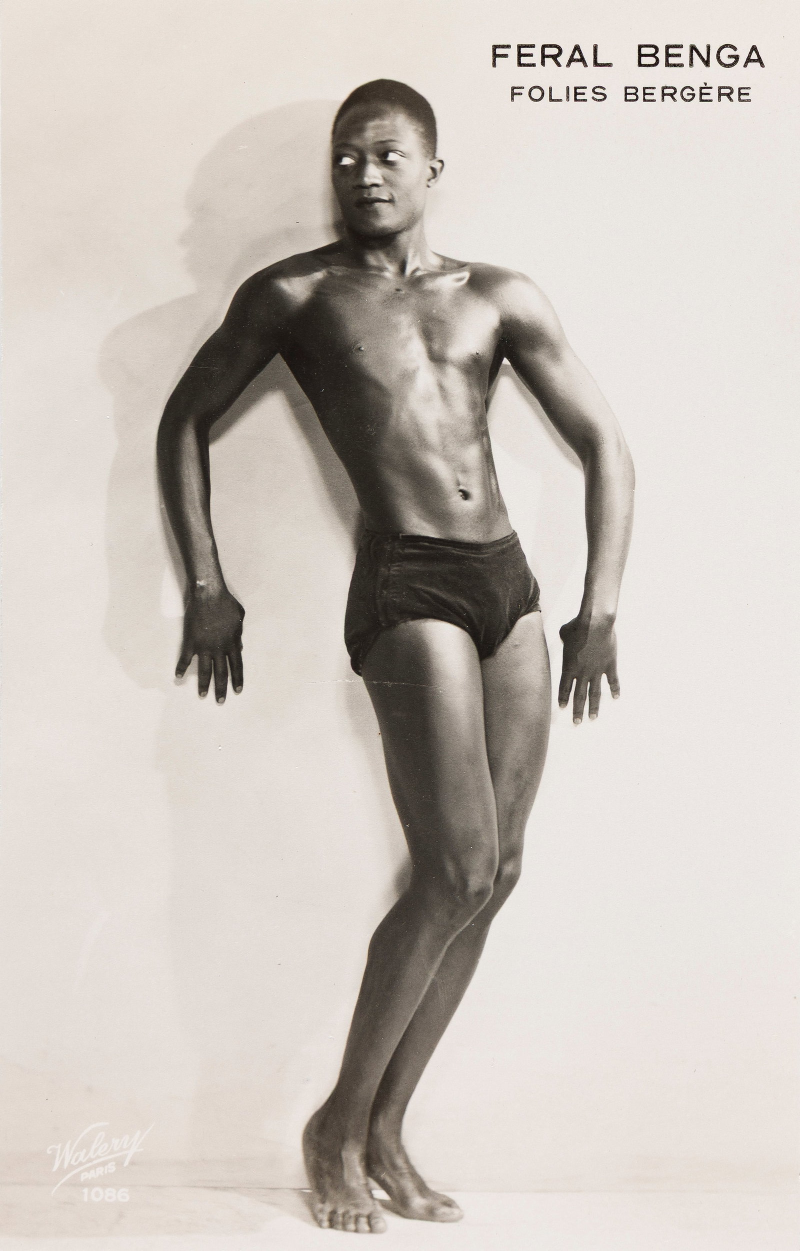 Portrait of Féral Benga at the Folies Bergère. Circa 1930. (1 of 1)