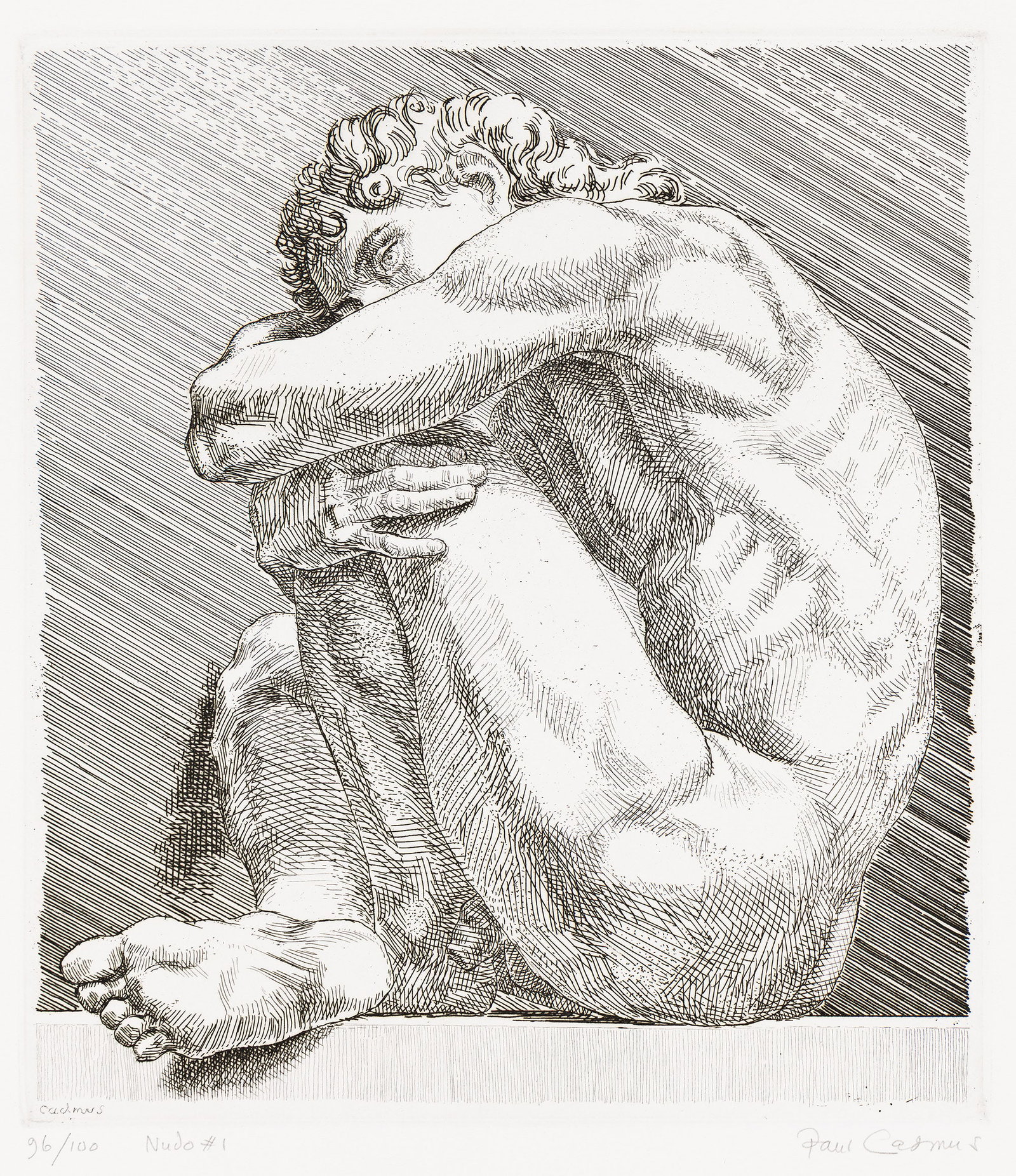 Paul Cadmus, Nudo #1. 1984. (1 of 1)
