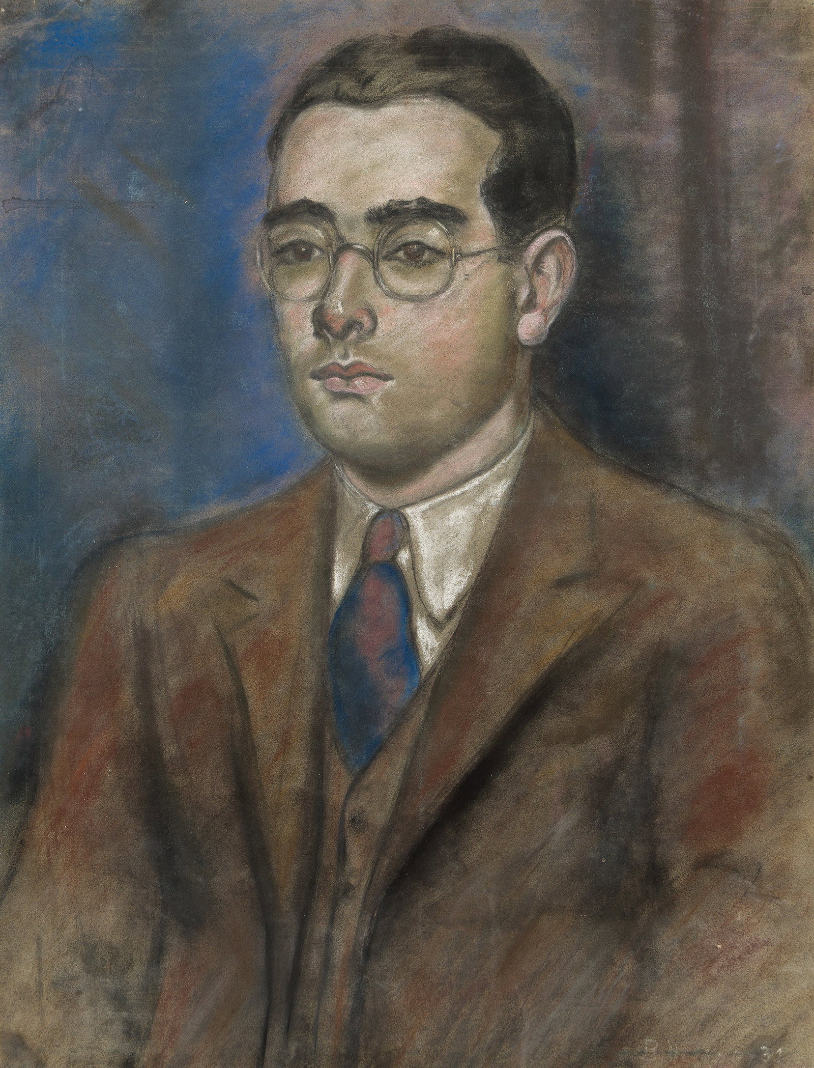 Beauford Delaney, Untitled (Portrait). Circa 1940. (1 of 1)