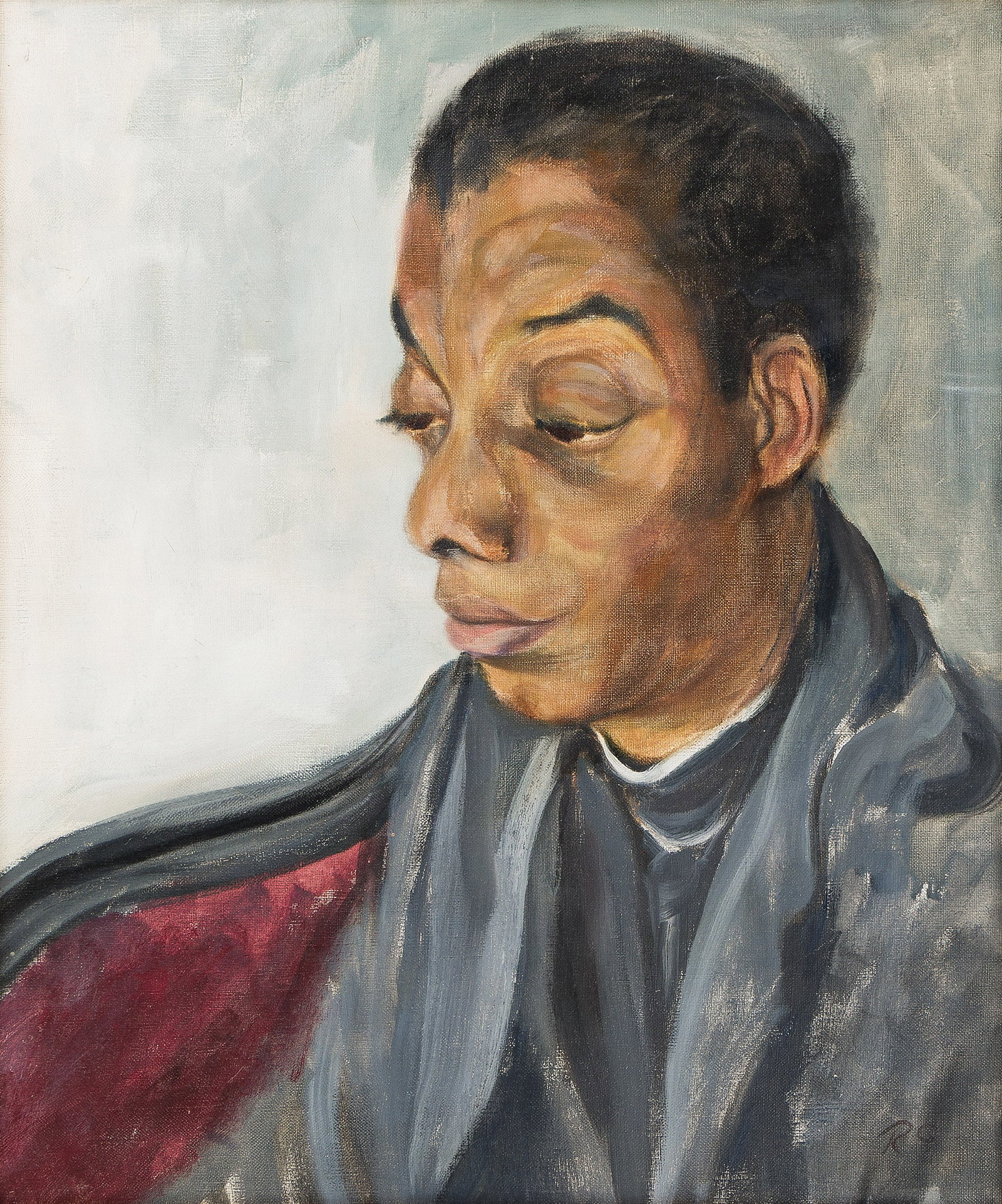 Richard Olney, Portrait of James Baldwin. Circa 1951. (1 of 1)