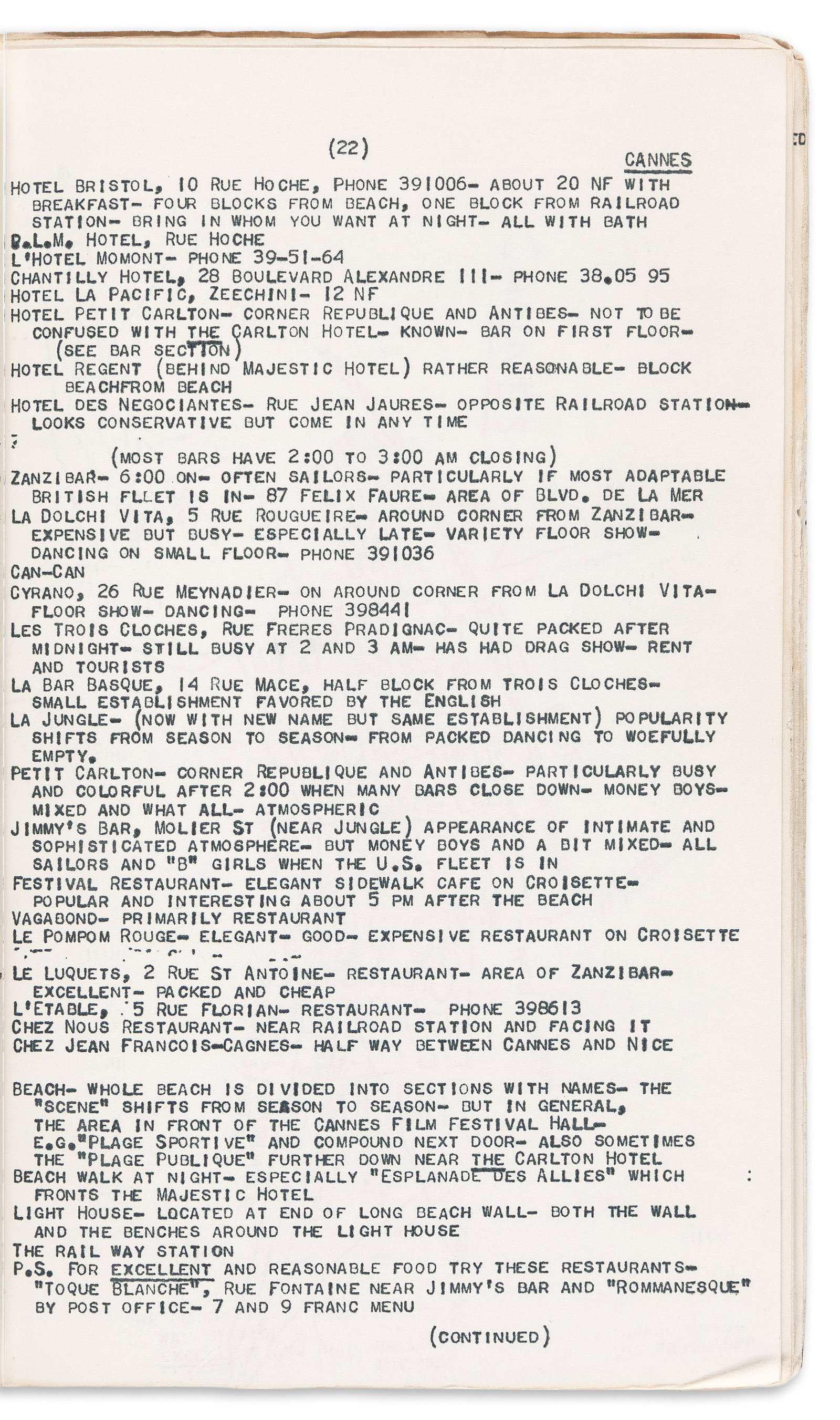 Le Guide Gris. 1965. (1 of 2)