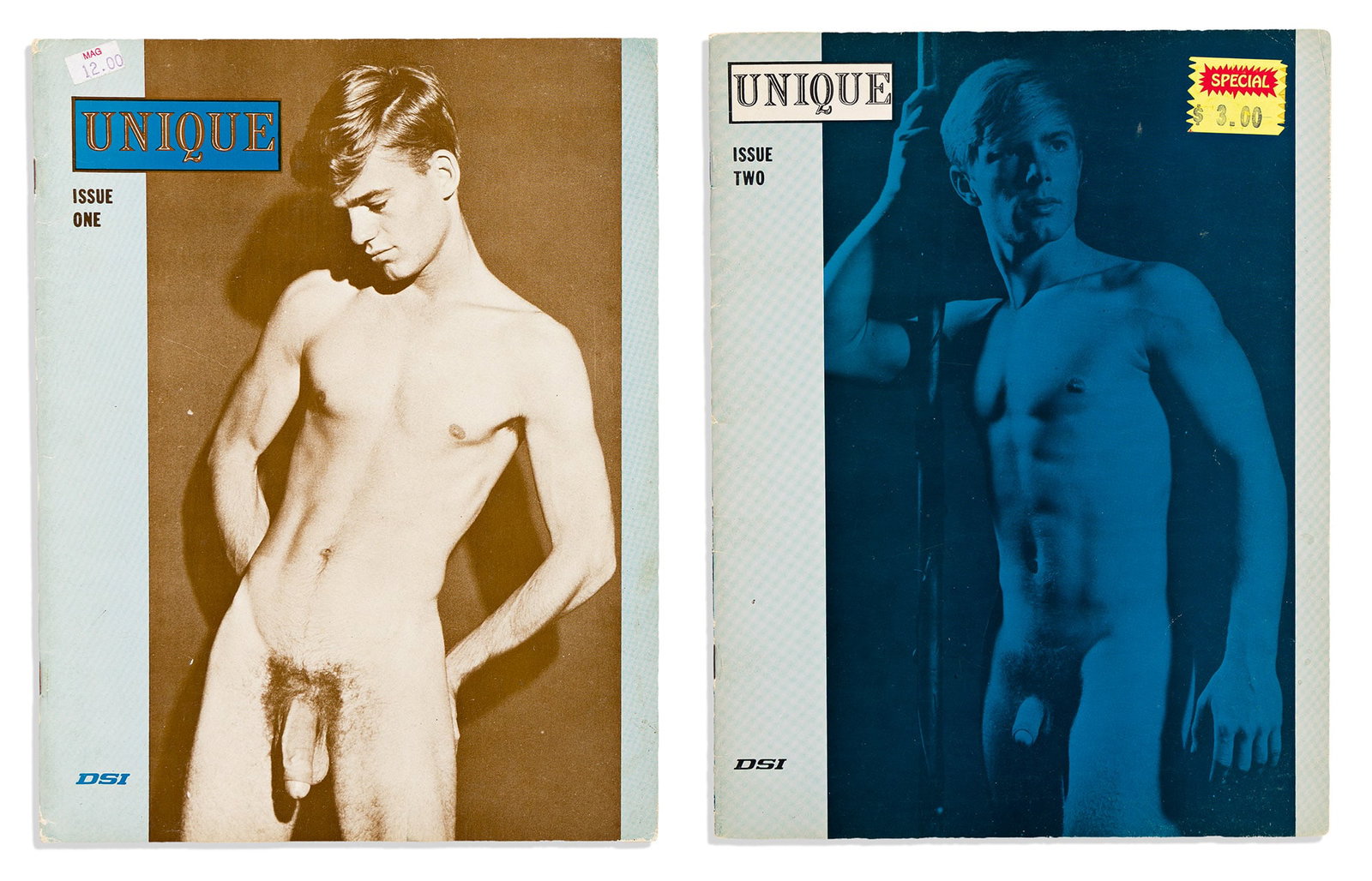 The first two issues of "Unique"--with coverage of the publishers' own legal victory in the (1 of 3)