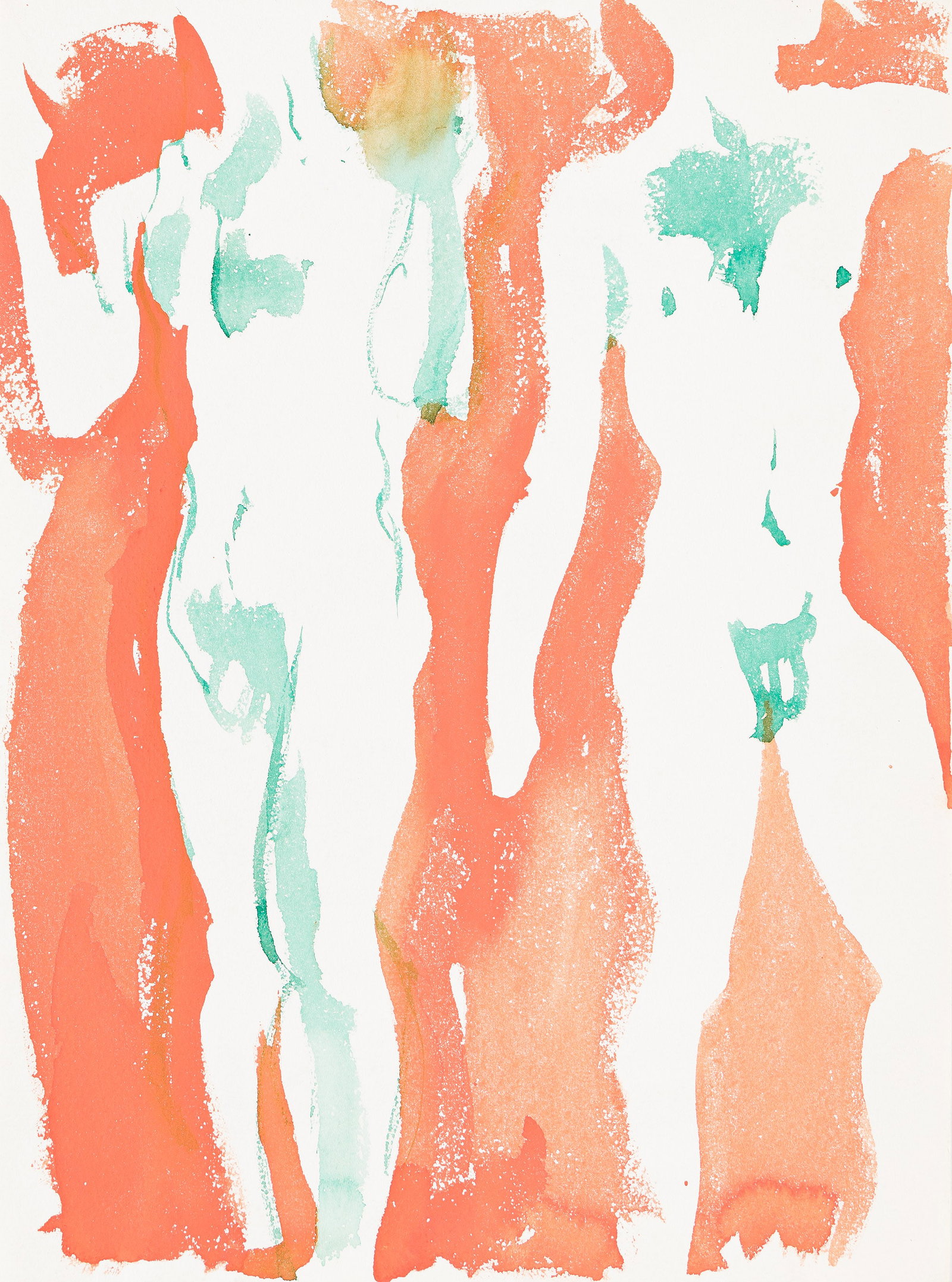 Fred Mitchell, (i) Untitled, and (ii) John Strickland Moving, (Pair). 1962. (1 of 2)