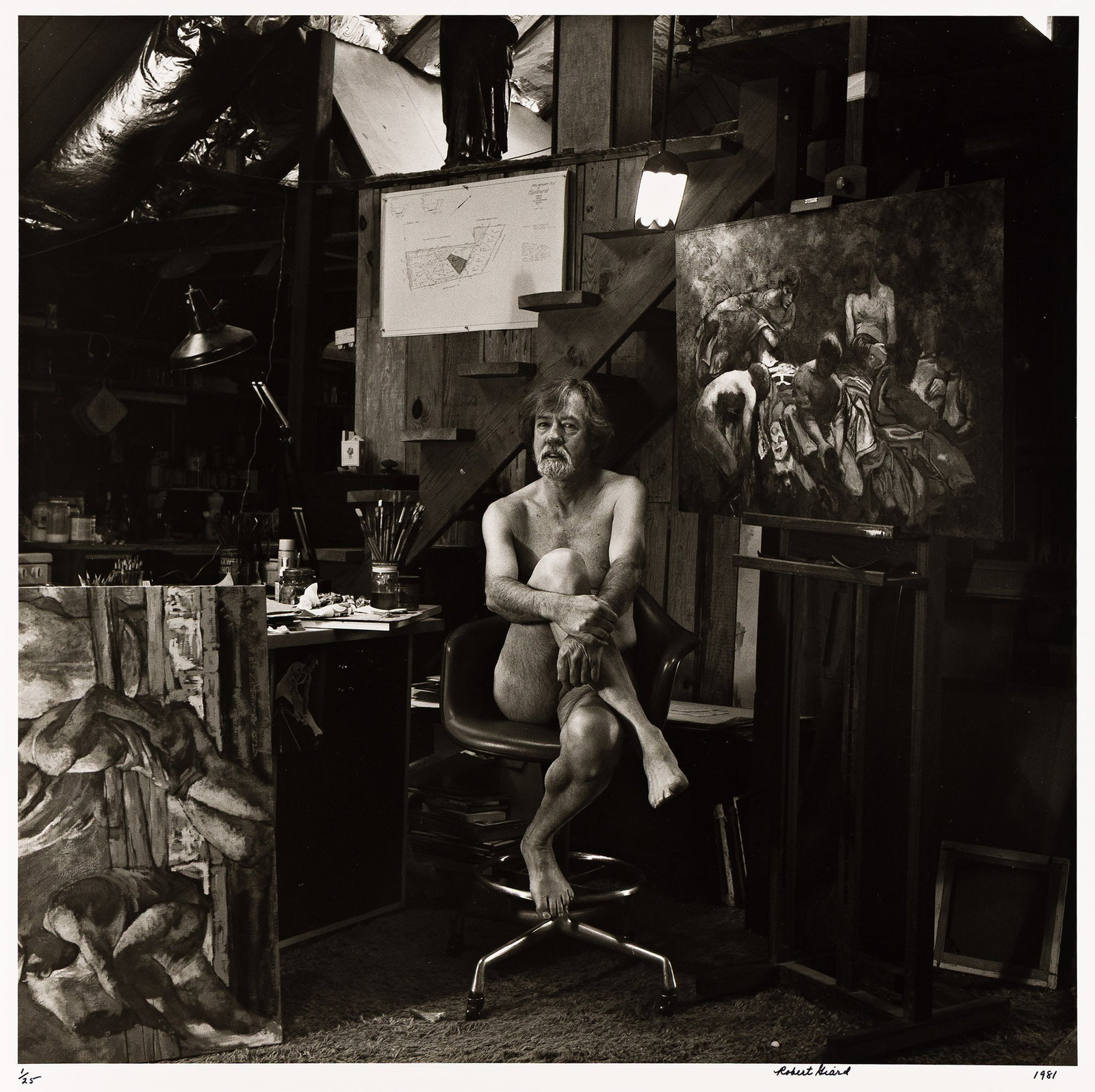 Robert Giard, Portrait of Newton McMahon. 1981. (1 of 1)