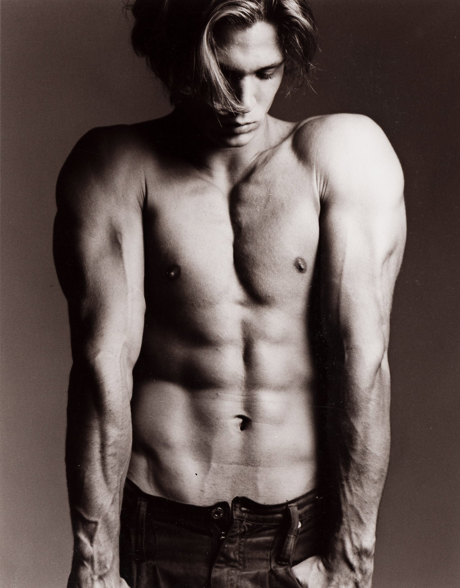 Christopher Makos, Two male figure studies. Circa late 1980s-early 90s. (1 of 2)