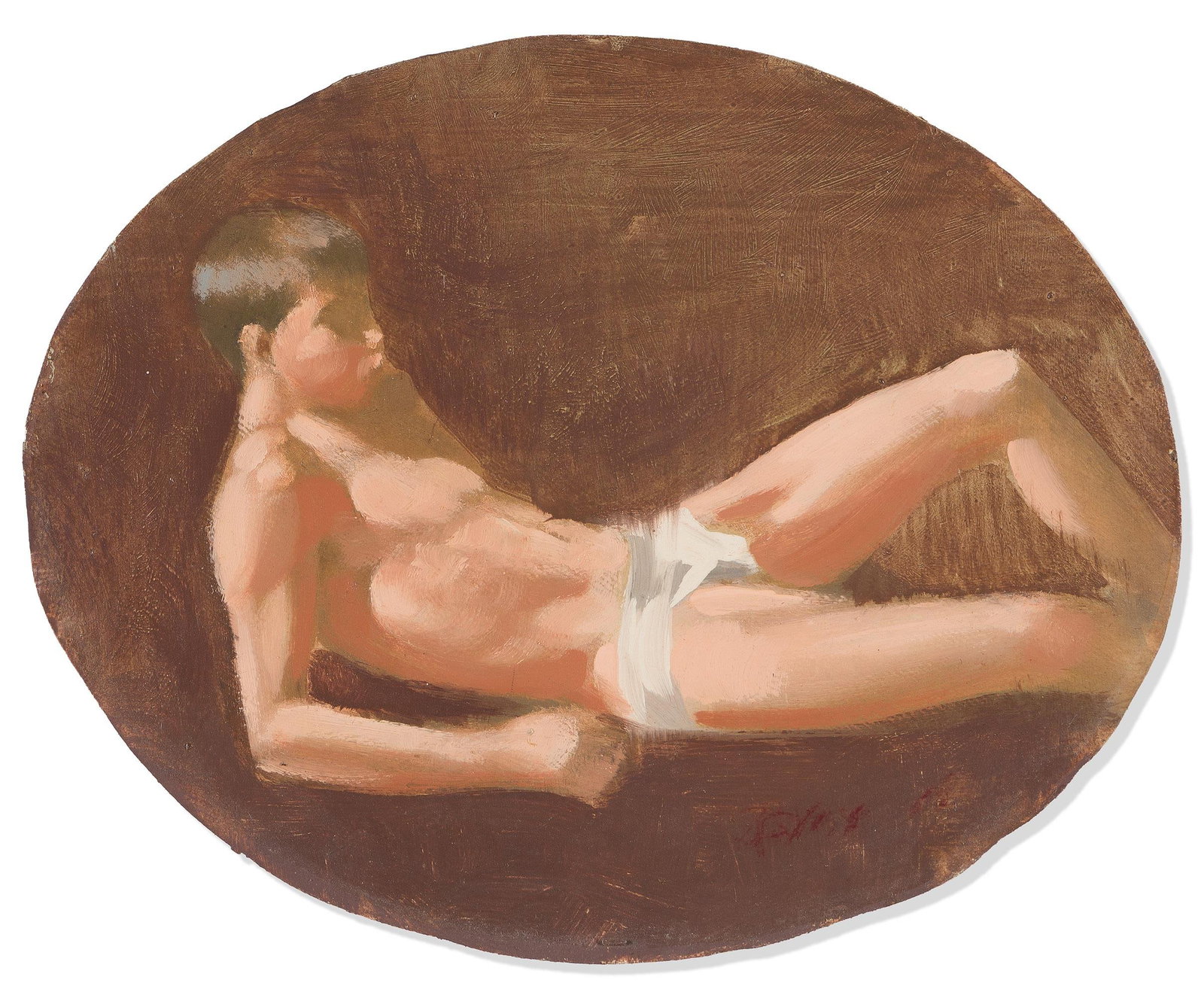 Robert R. Bliss, Resting Figure. 1965. (1 of 1)