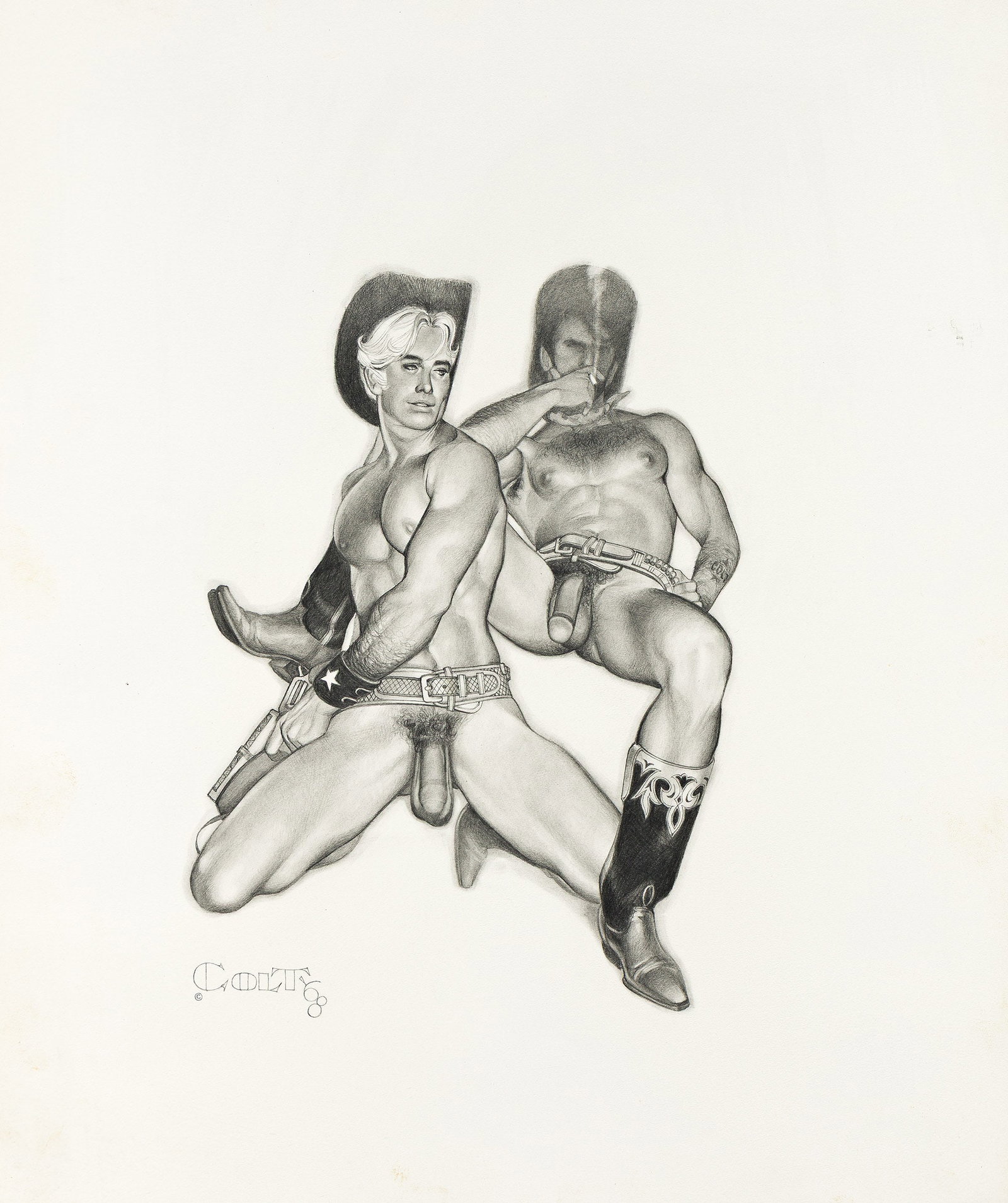 Jim French / Colt, Untitled (Smoking Cowboy). 1968. (1 of 1)