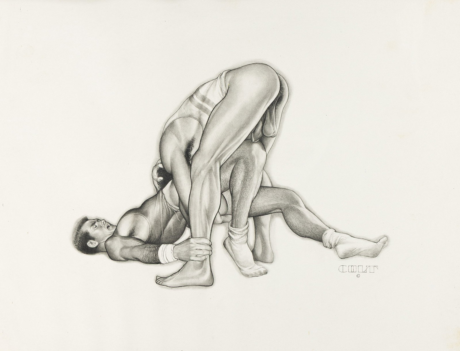 Jim French / Colt, Untitled (Wrestling). Circa 1968. (1 of 1)