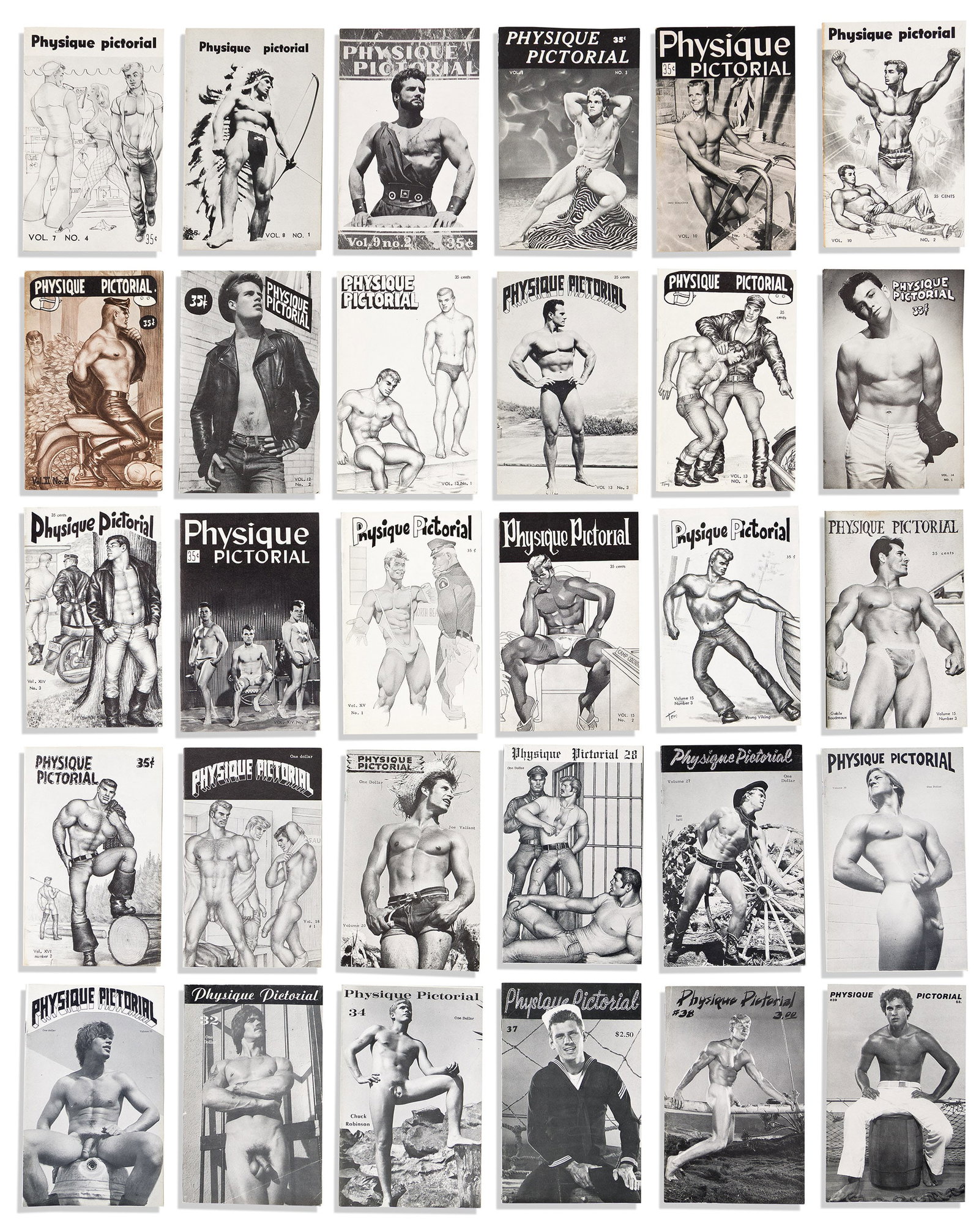 Robert Henry (Bob) Mizer, editor, Physique Pictorial magazine, including the first published work by (1 of 4)