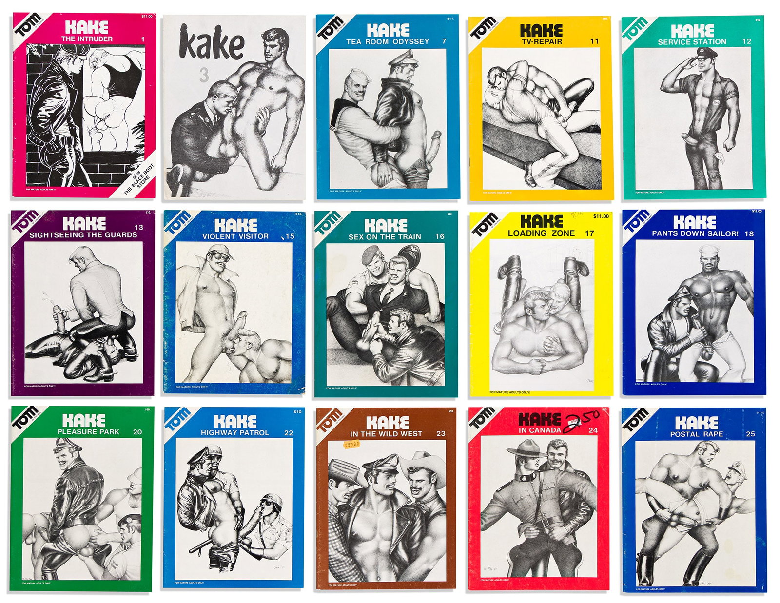 Tom of Finland, Kake. Later official printings from circa the 1980s onward. (1 of 2)