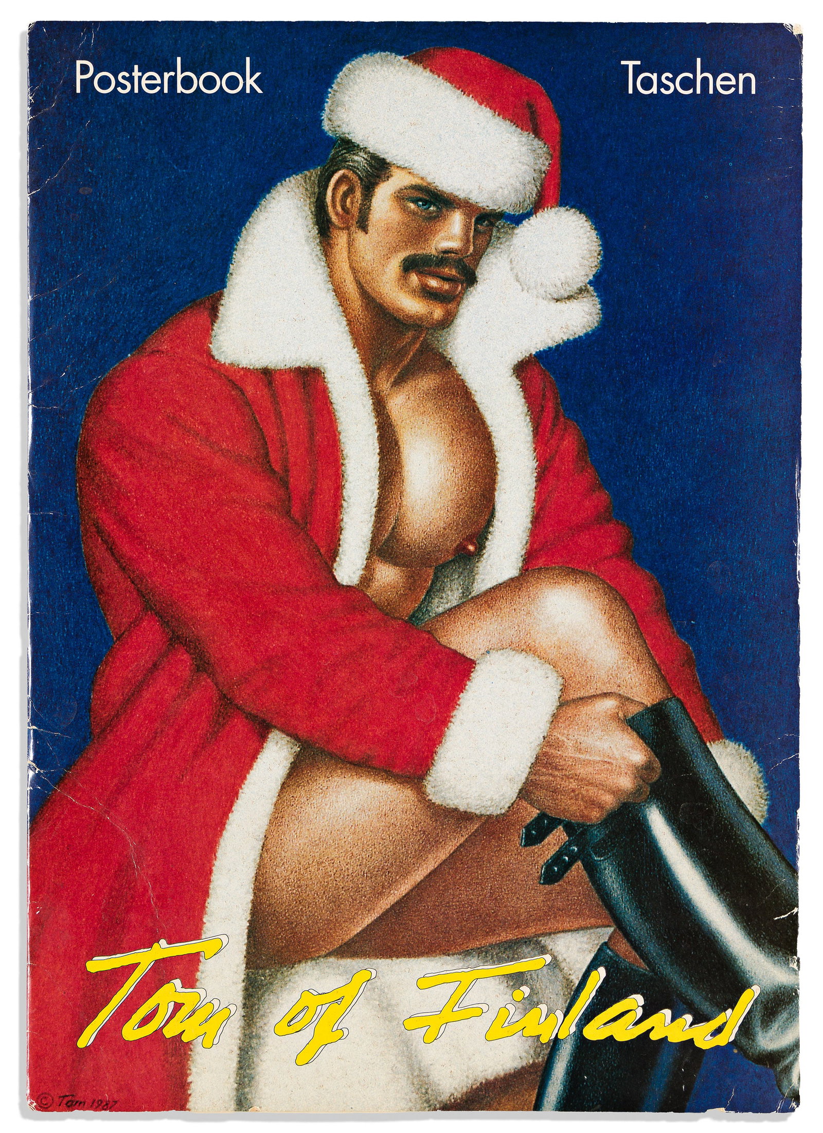 Tom of Finland, "Tom of Finland" Poster book. 1993.: Tom of Finland 1920-1991 "Tom of Finland" Poster book. 1993. Offset lithograph poster prints in folio. Includes six posters. 17 1/4 x 12 1/4 in. (43.8 x 31.1 cm.)