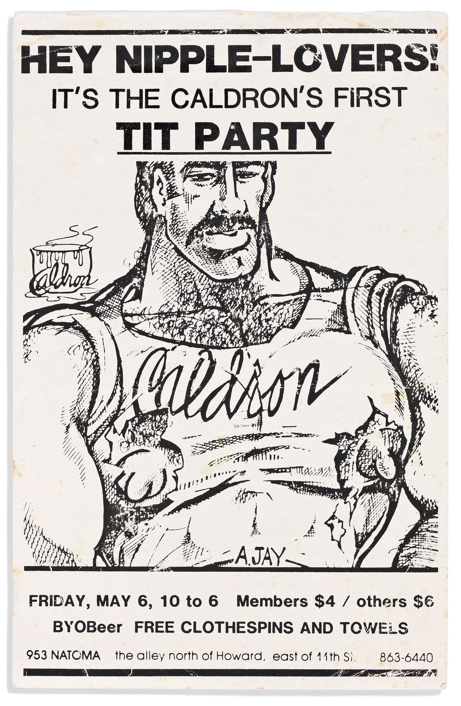 Hey Nipple-Lovers! It's the Caldron's First Tit Party. 1983.