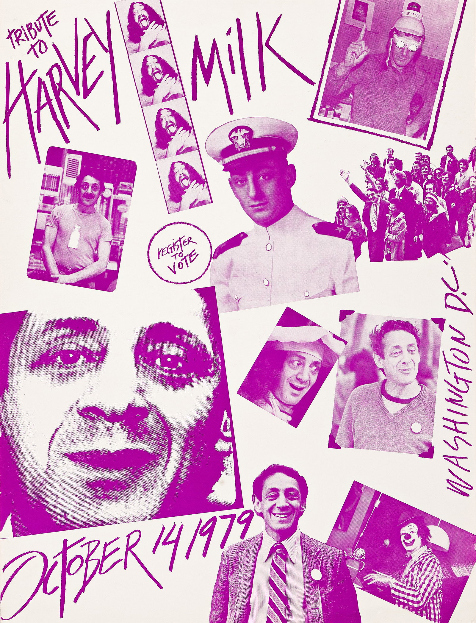 Designer Unknown, Tribute to Harvey Milk. 1979. (1 of 1)