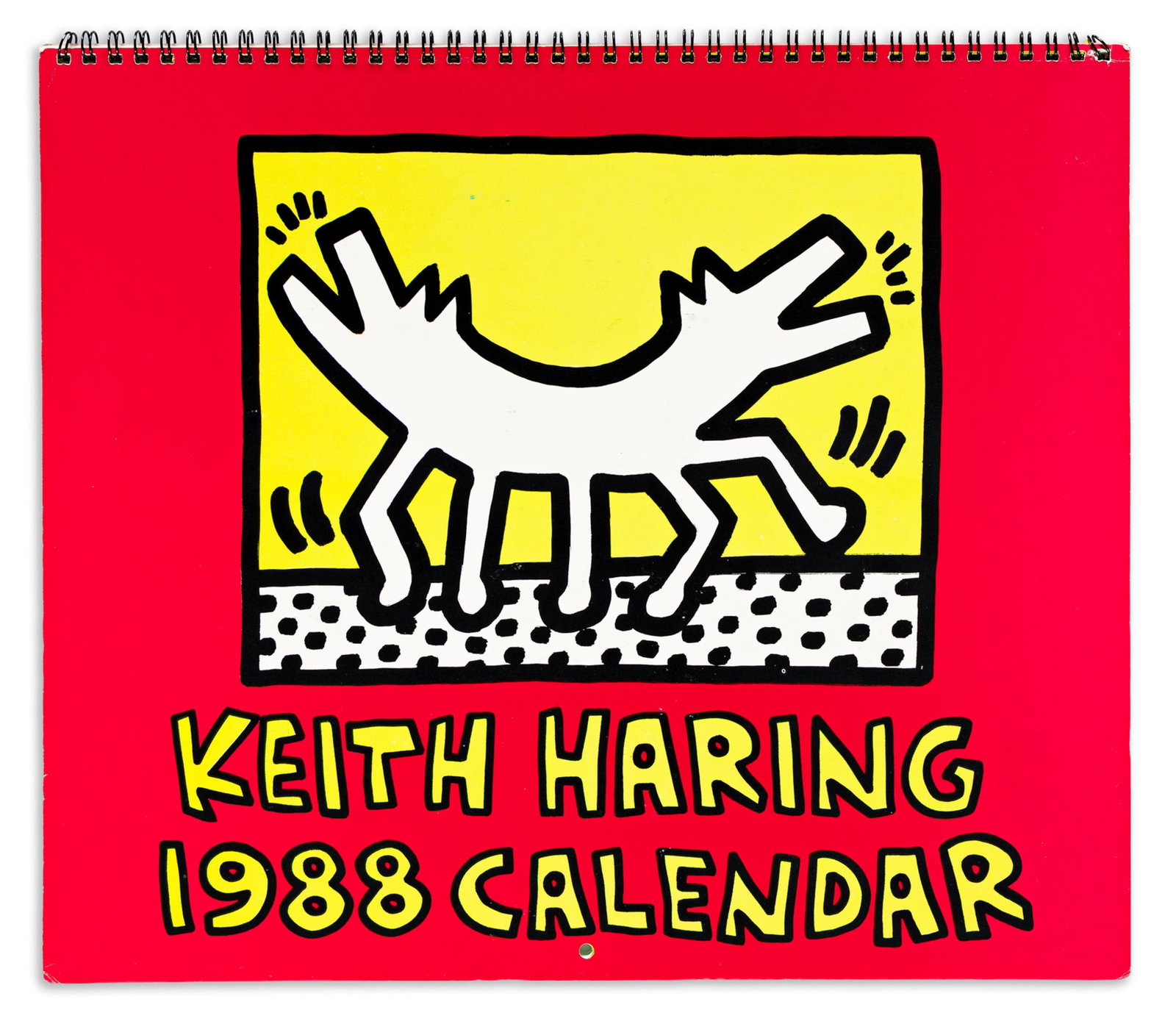 Keith Haring, 1988 Calendar. (1 of 3)