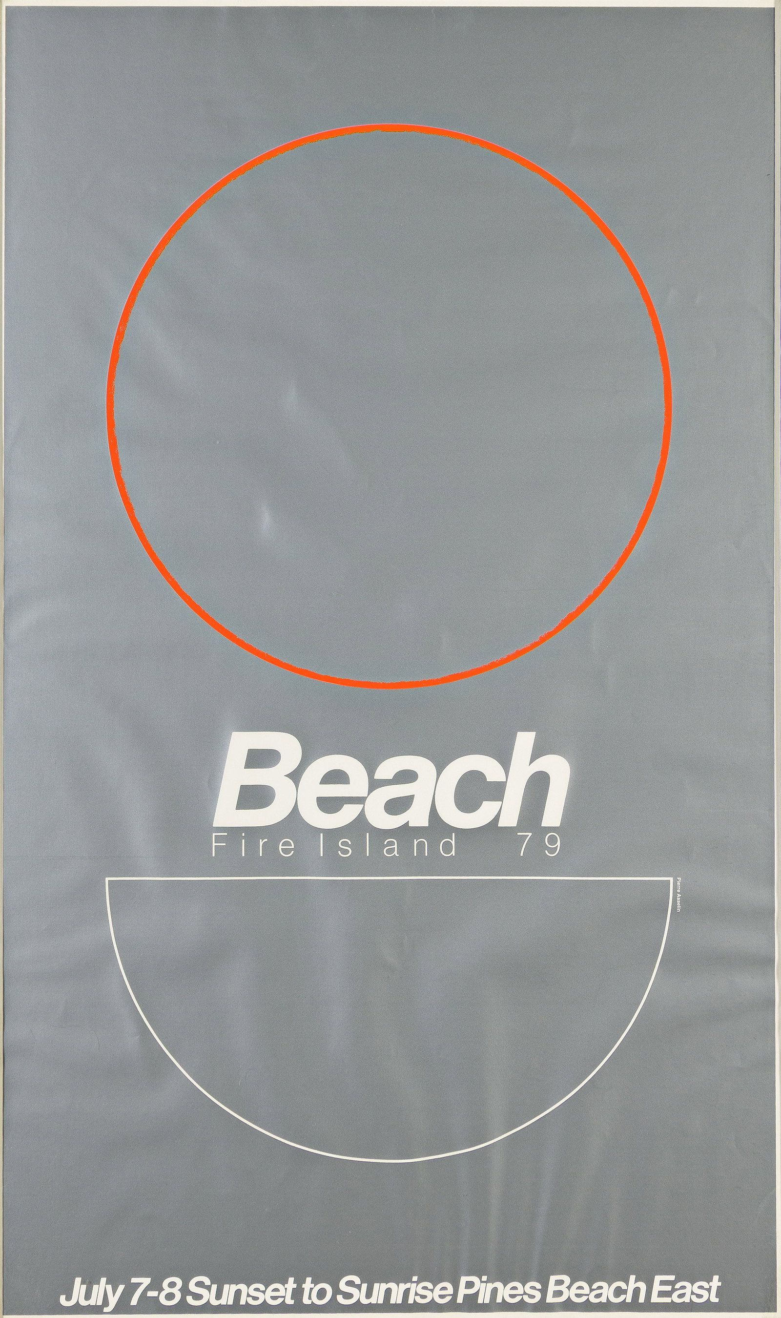 Pierre Asselin, Beach / Fire Island. 1979. (1 of 1)