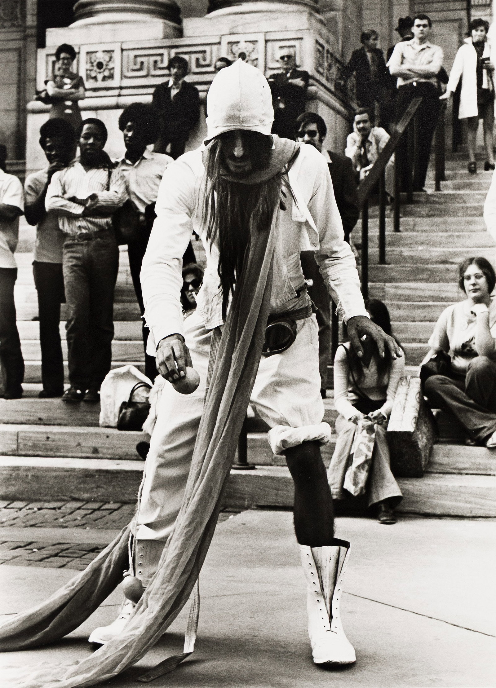 Lemon Boy (Richard Gallo), An archive of more than 50 photographs documenting two performance art: Lemon Boy (Richard Gallo) 1946-2007 An archive of more than 50 photographs documenting two performance art pieces in New York City. 1970s. Silver prints (52) and 2 contact sheets With Gary Wright's cr