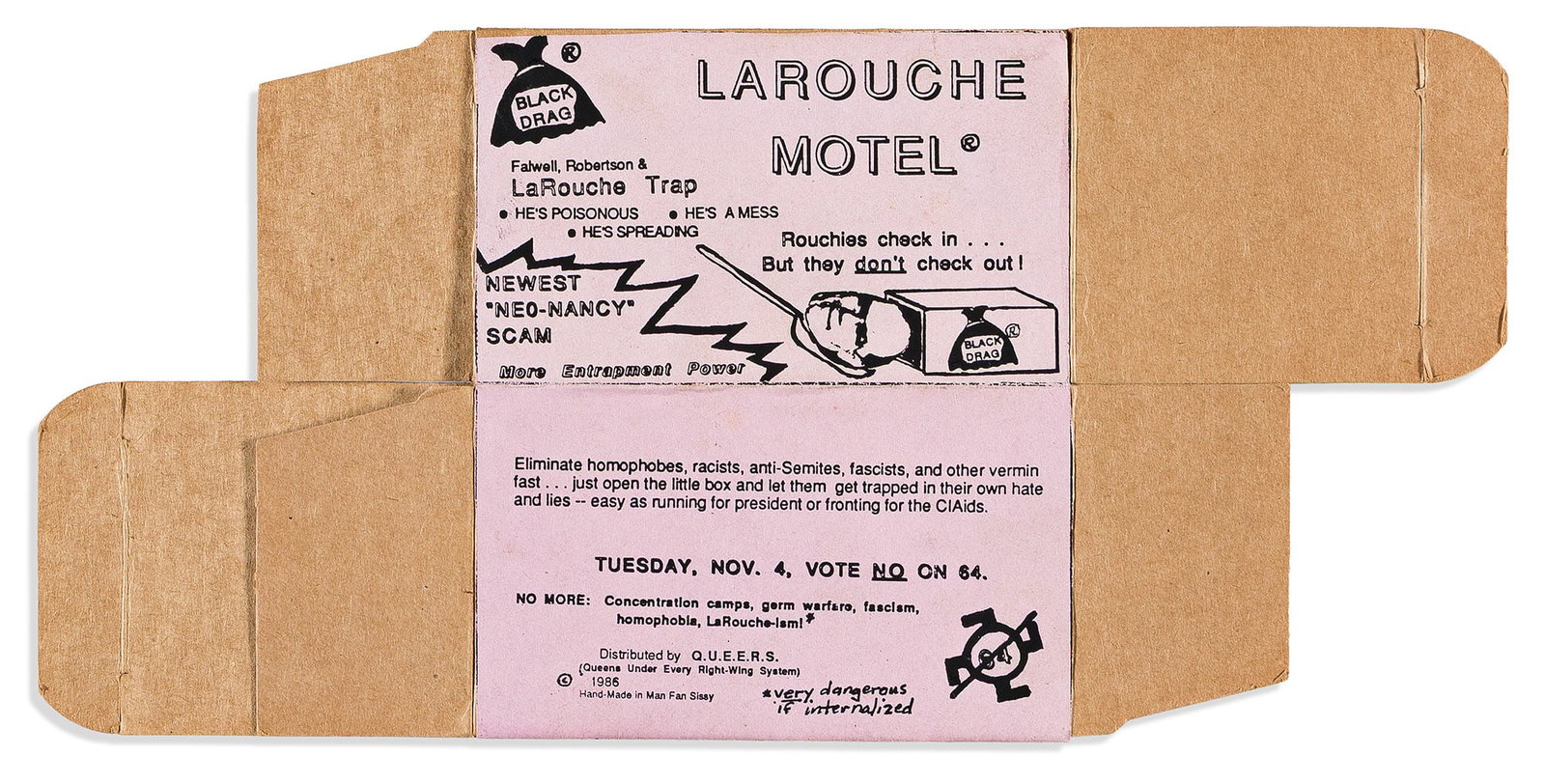 LaRouche Motel. 1986. (1 of 1)