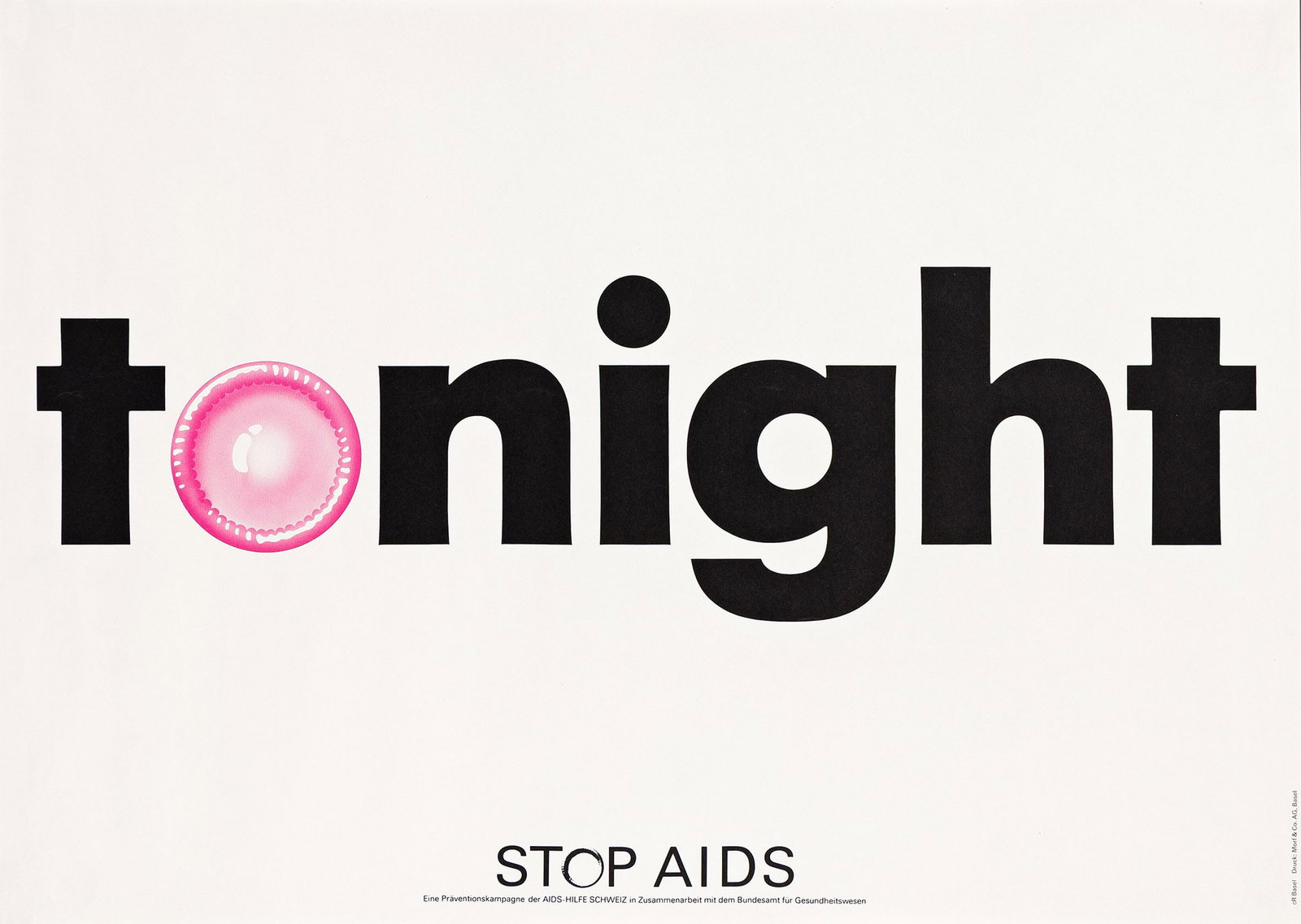 Group of Three Stop AIDS posters. 1987. (1 of 3)