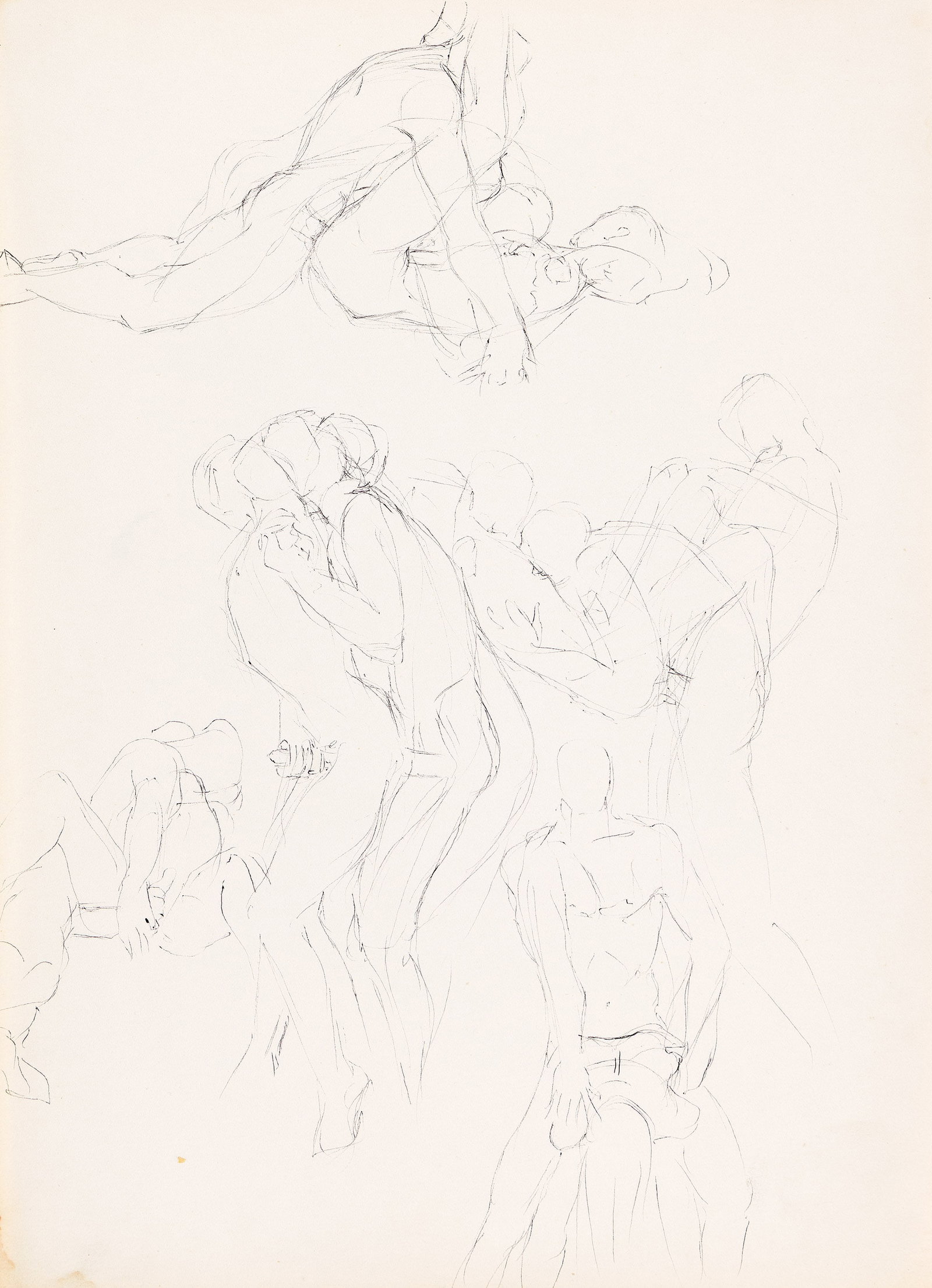 Lorenza Böttner, Untitled (Gesture Drawings). Circa 1982. (1 of 1)