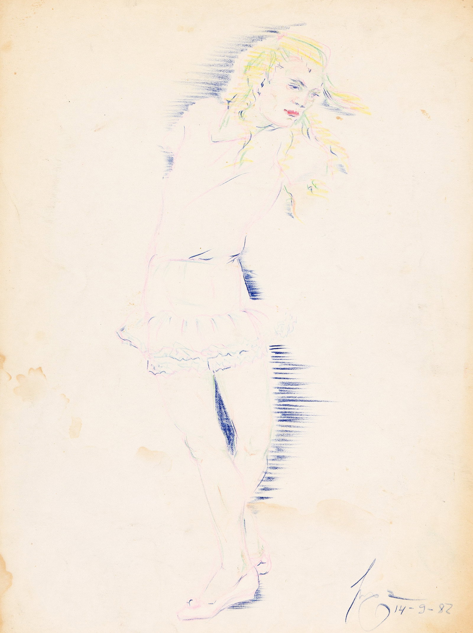 Lorenza Böttner, Untitled (Dancing Self Portrait). 1982. (1 of 1)