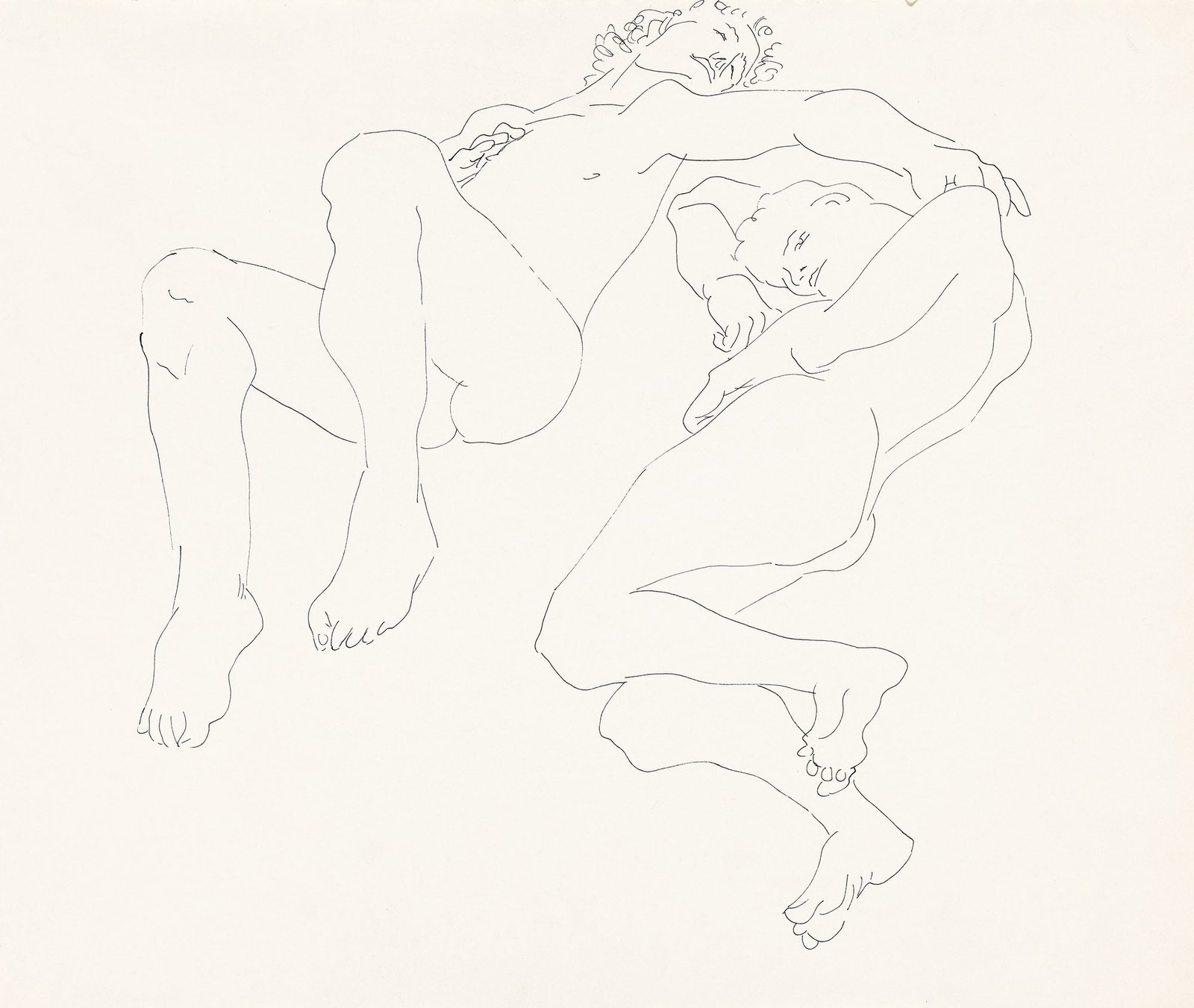 Patrick Angus, Group of four drawings.1980s. (1 of 4)