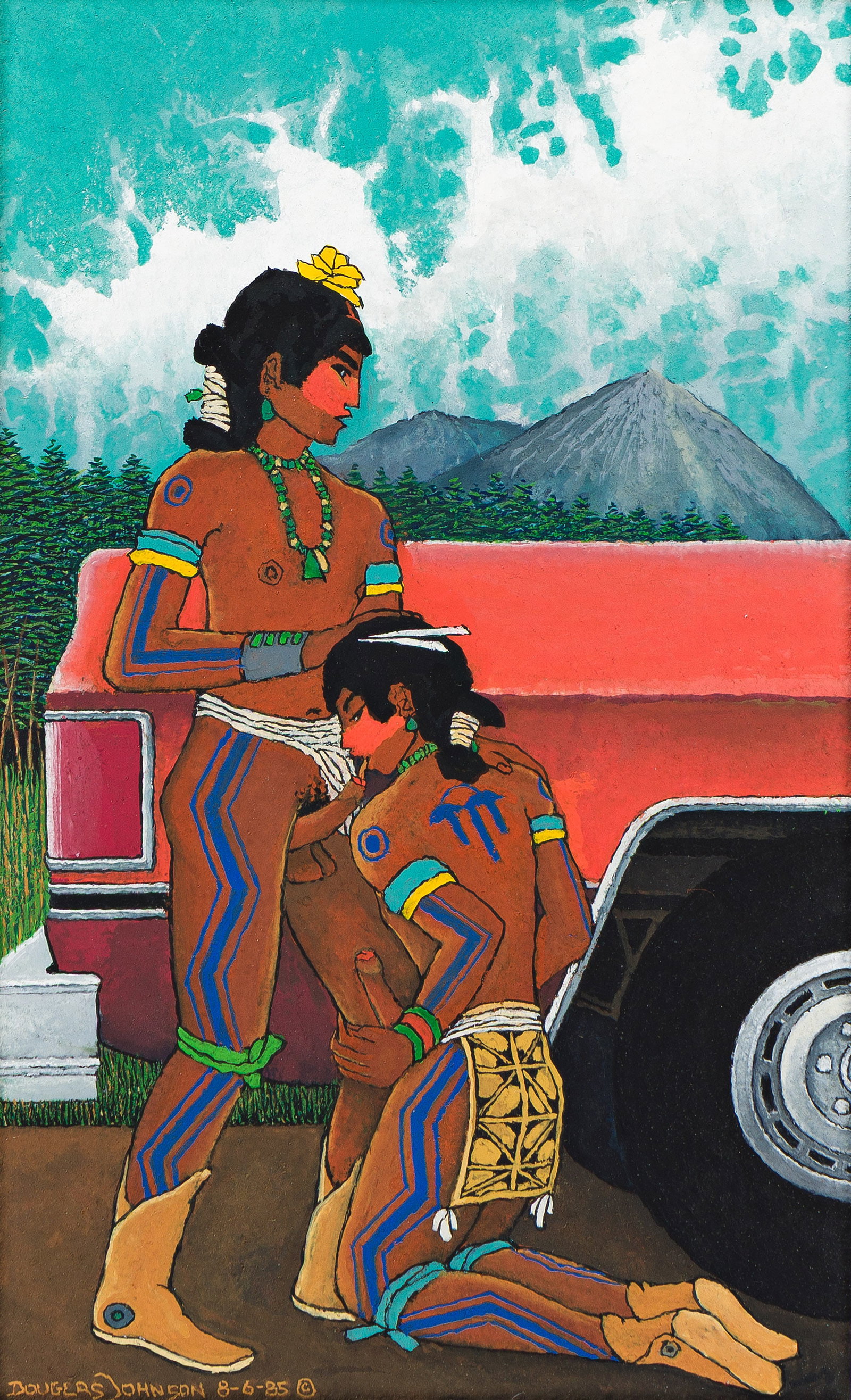 Douglas Johnson, Group of four paintings. 1985-1991. (1 of 4)