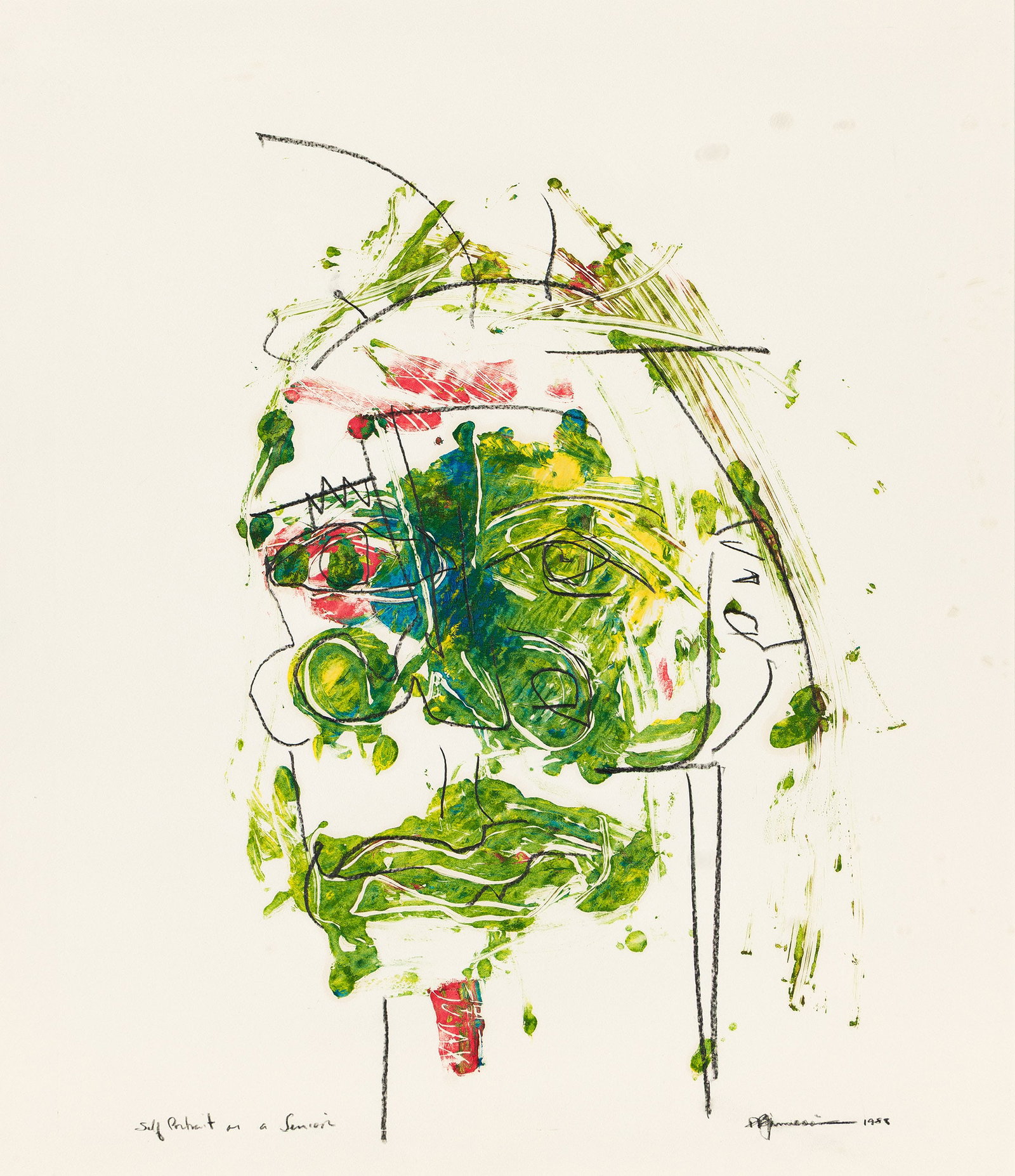 David Bethuel Jamieson, Self Portrait as a Senior. 1988. (1 of 1)