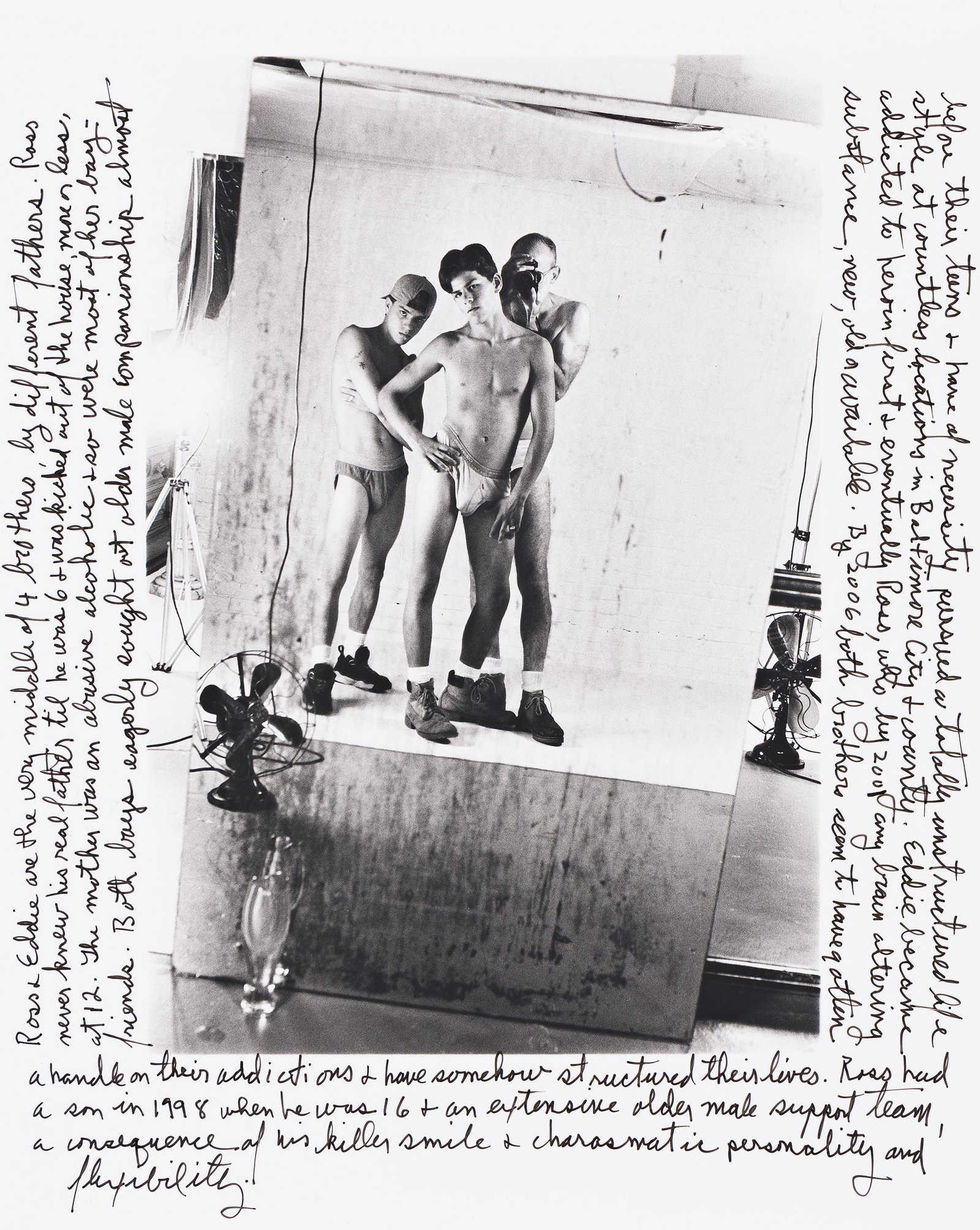 Amos Badertscher, A suite of 5 photographs from the Baltimore Portraits series. 1992-97. (1 of 5)