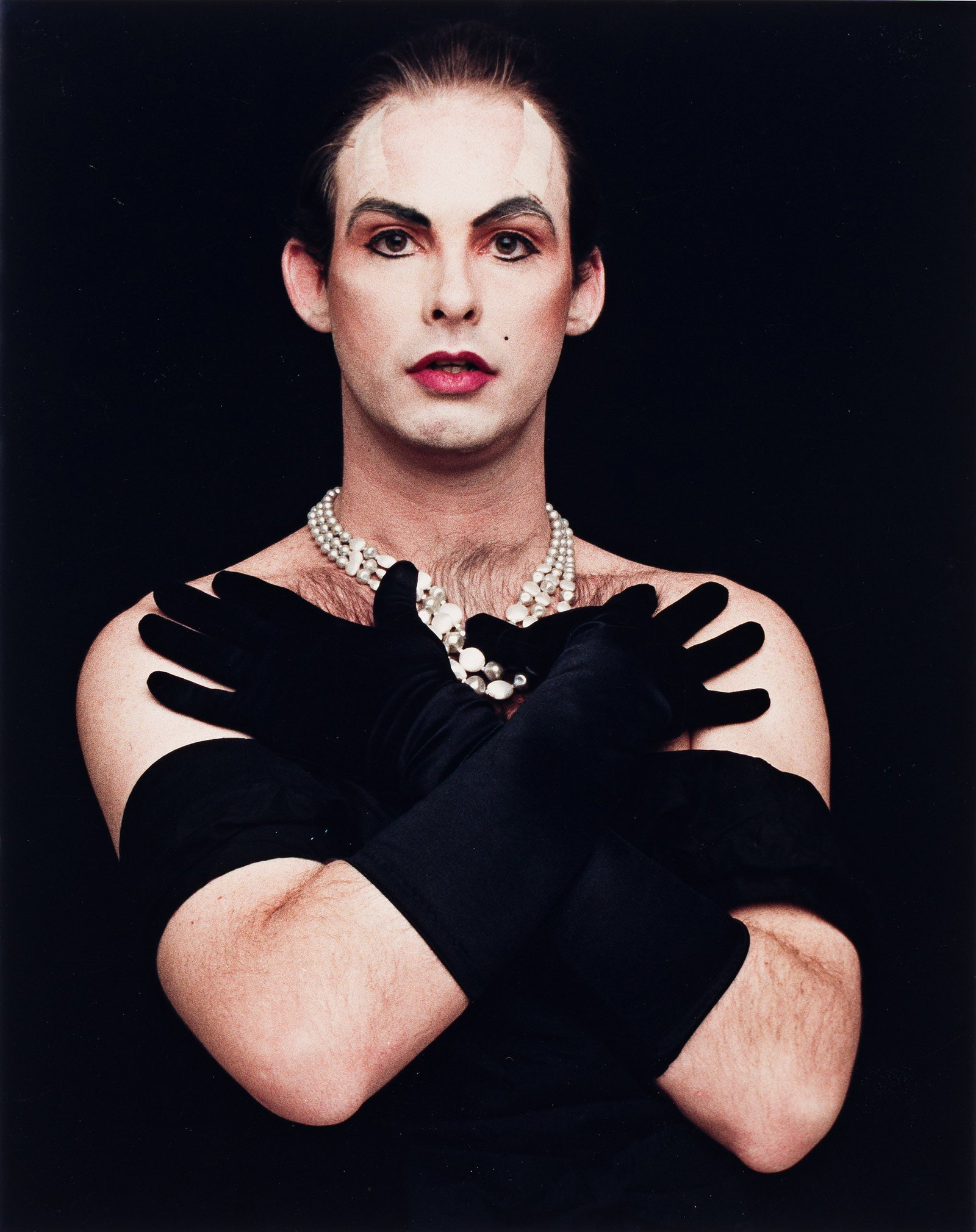 Hunter Reynolds, Untitled, from Patina du Prey Drag Pose series. 1990; printed 1992. (1 of 1)