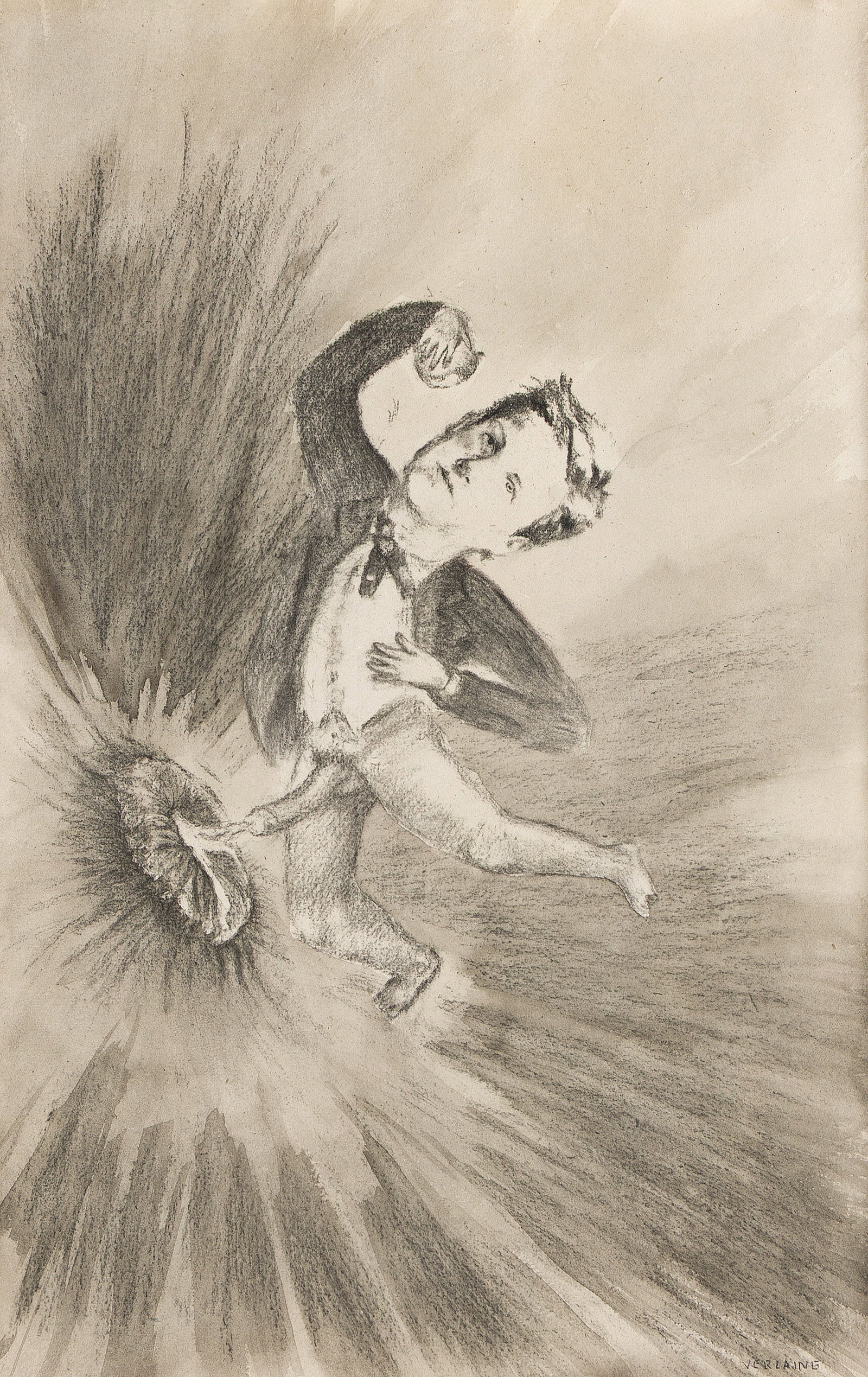 Keith Mayerson, Group of 4 works on paper. 1994. (1 of 4)