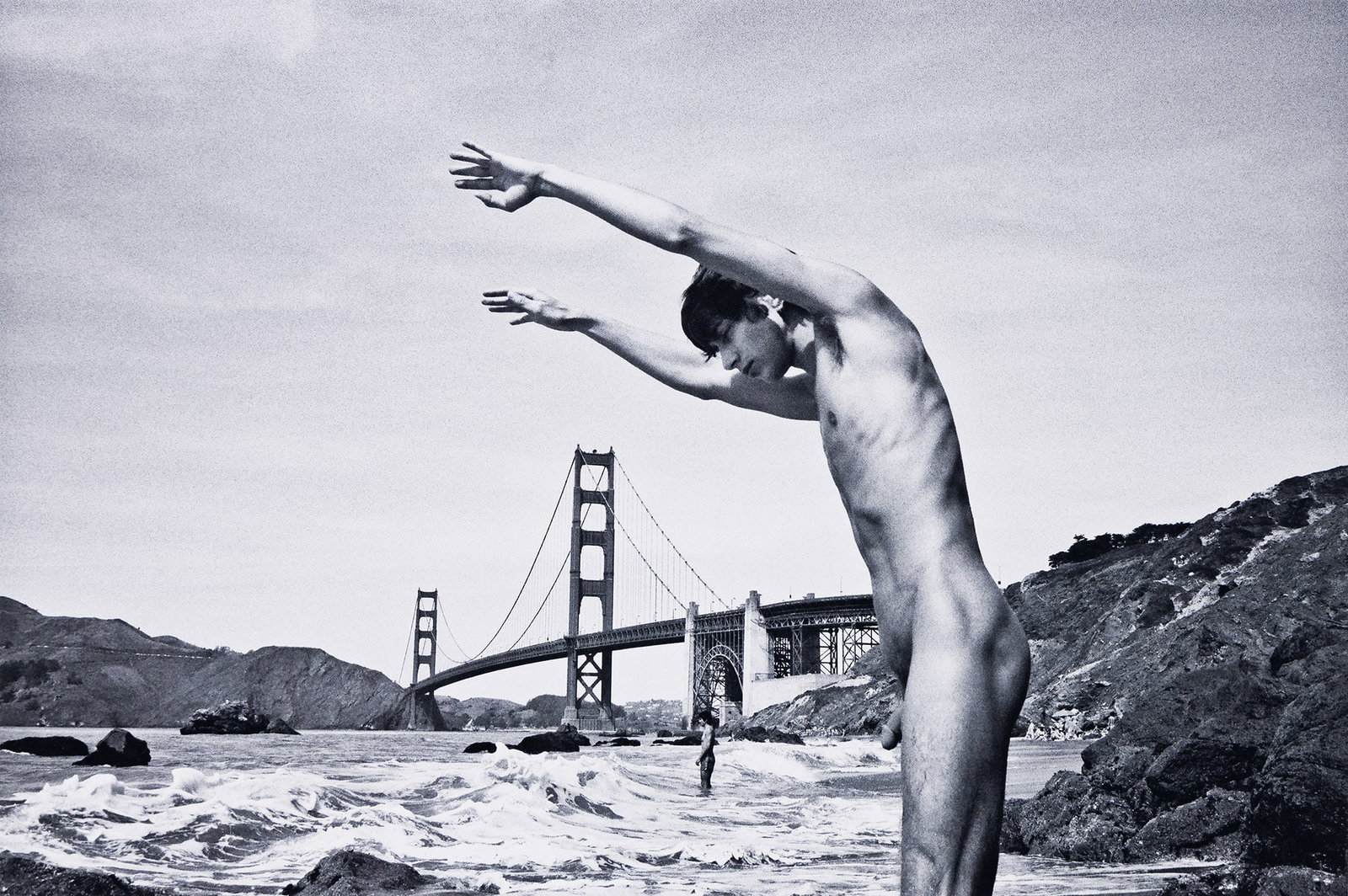 Slava Mogutin, Jesse Diving, San Francisco. 2026.: Slava Mogutin 1974- Jesse Diving, San Francisco. 2026. Archival C-print With Mogutin's signature, title, date, and edition notation 3/10 in ink on verso. The image 12 3/8 x 18 1/2 in. (31.4 x 47 cm.),