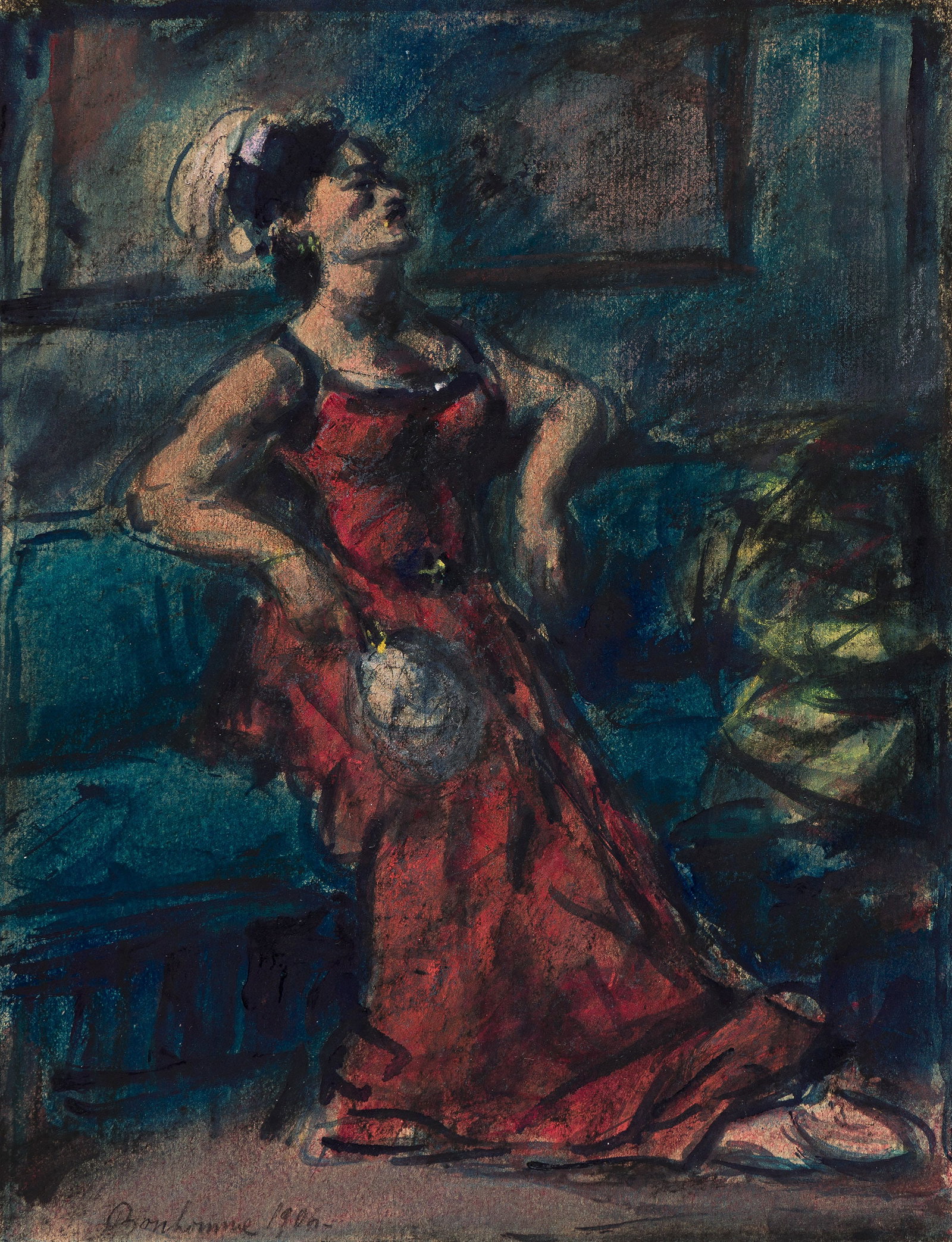 Léon Bonhomme (1870-1924), Two works on paper. (1 of 2)