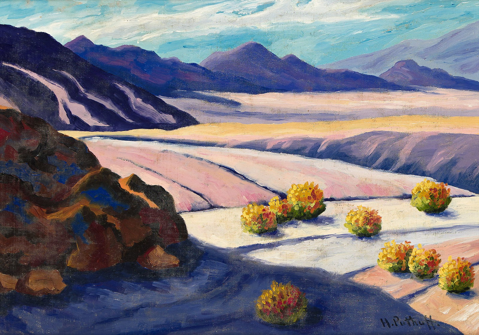 Hanson Duvall Puthuff (1875-1972), Enchanted Evening – Death Valley, 1910. (1 of 1)