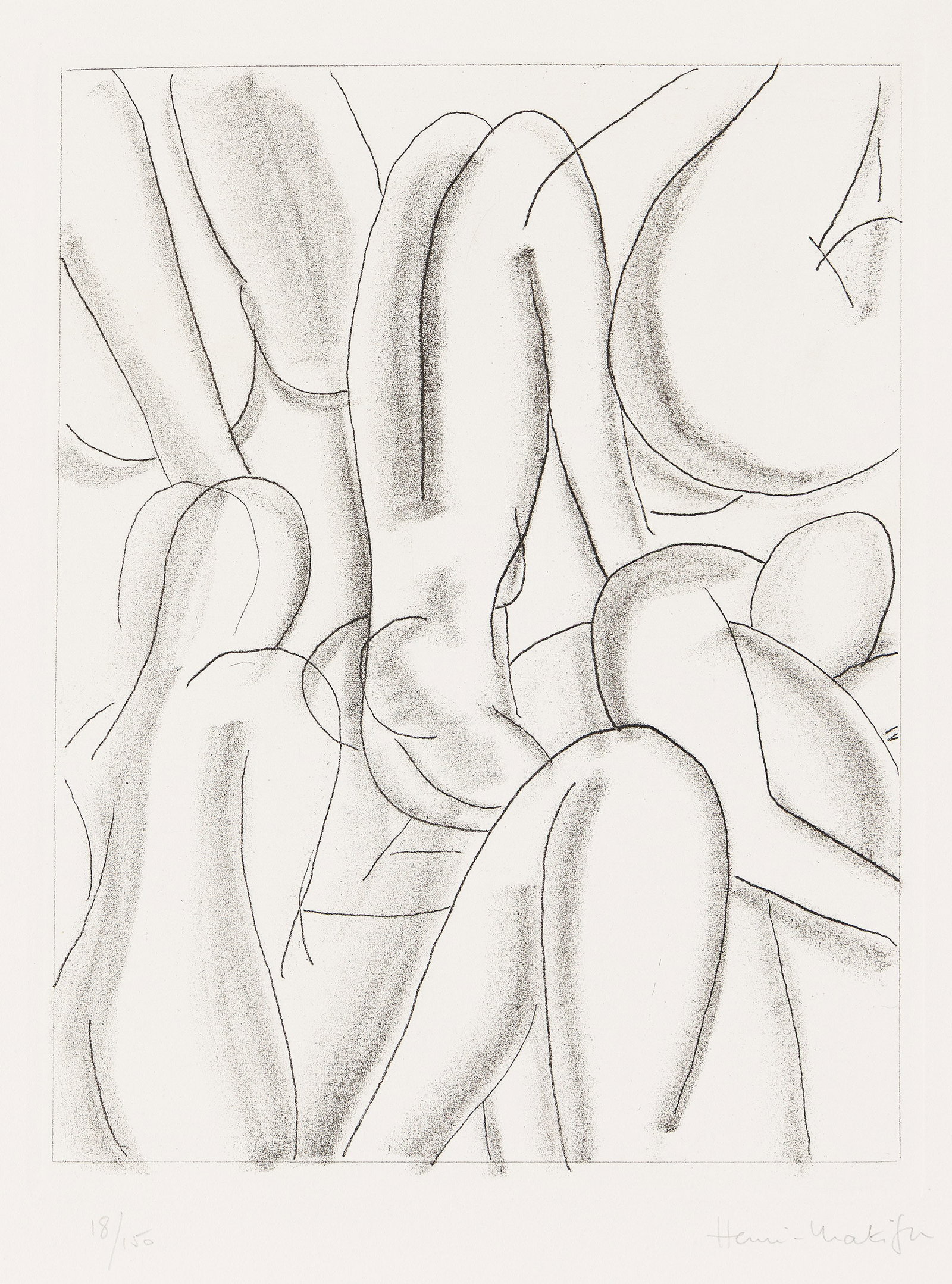 Henri Matisse (1869-1954), Circé, 1935.: Henri Matisse (1869-1954) Circé. Soft-ground etching, 1935. Signed and numbered 18/150 in pencil, lower margin. Published by the Limited Editions Club, New York. From Ulysses. Duthuit 237. Plate: