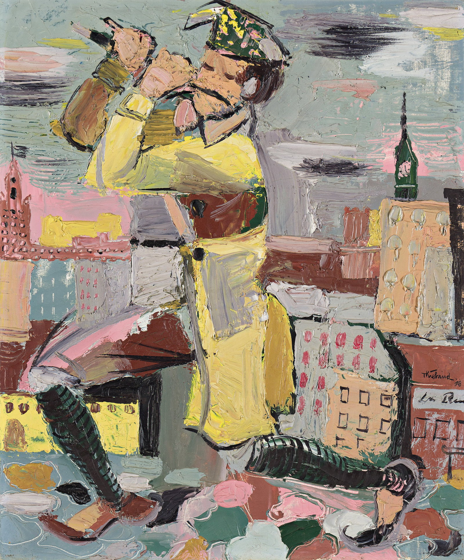 Wayne Thiebaud (1920-2021), Pied Piper, 1948. (1 of 3)