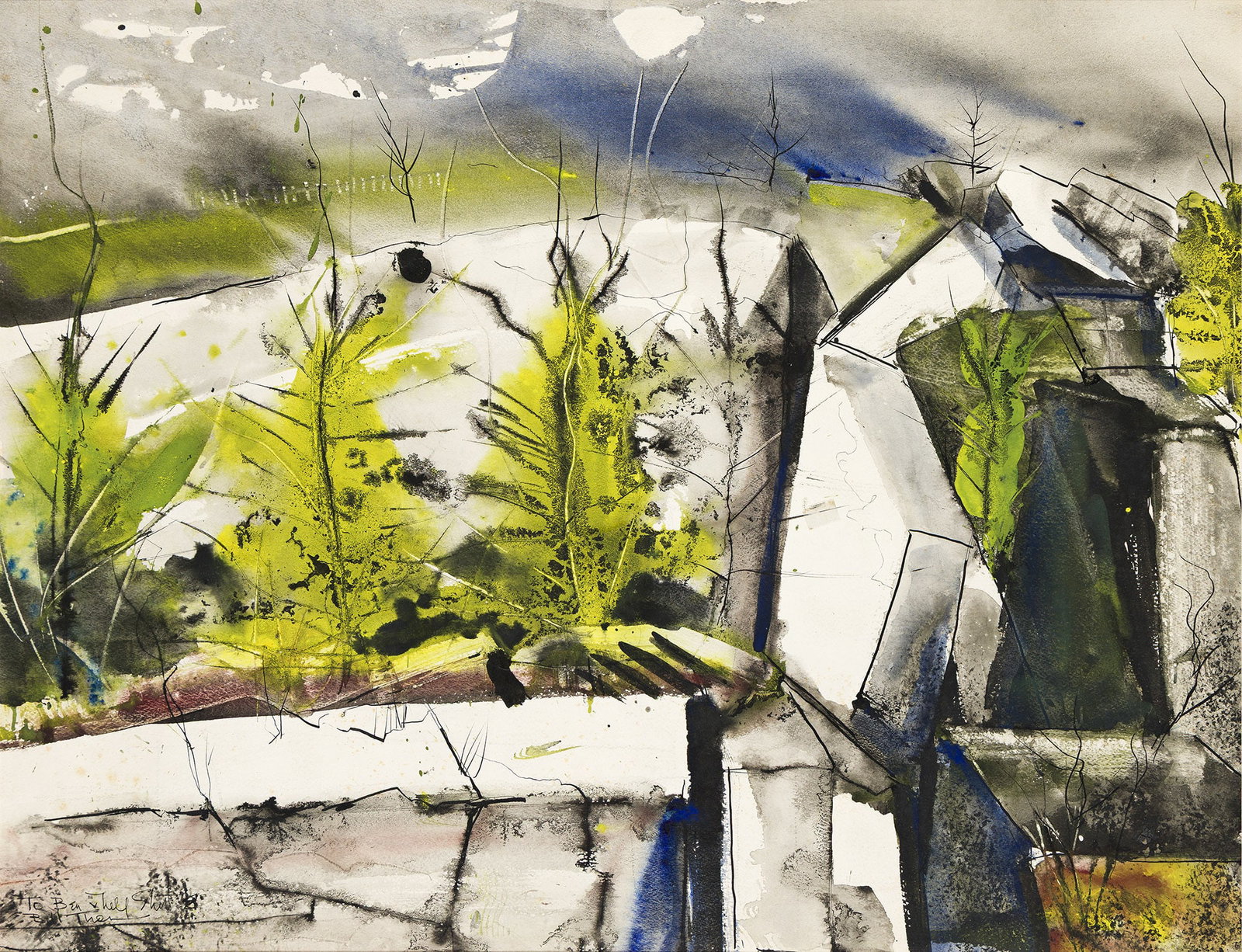 William Thon (1906-2000), Maine Forest, 1957. (1 of 1)