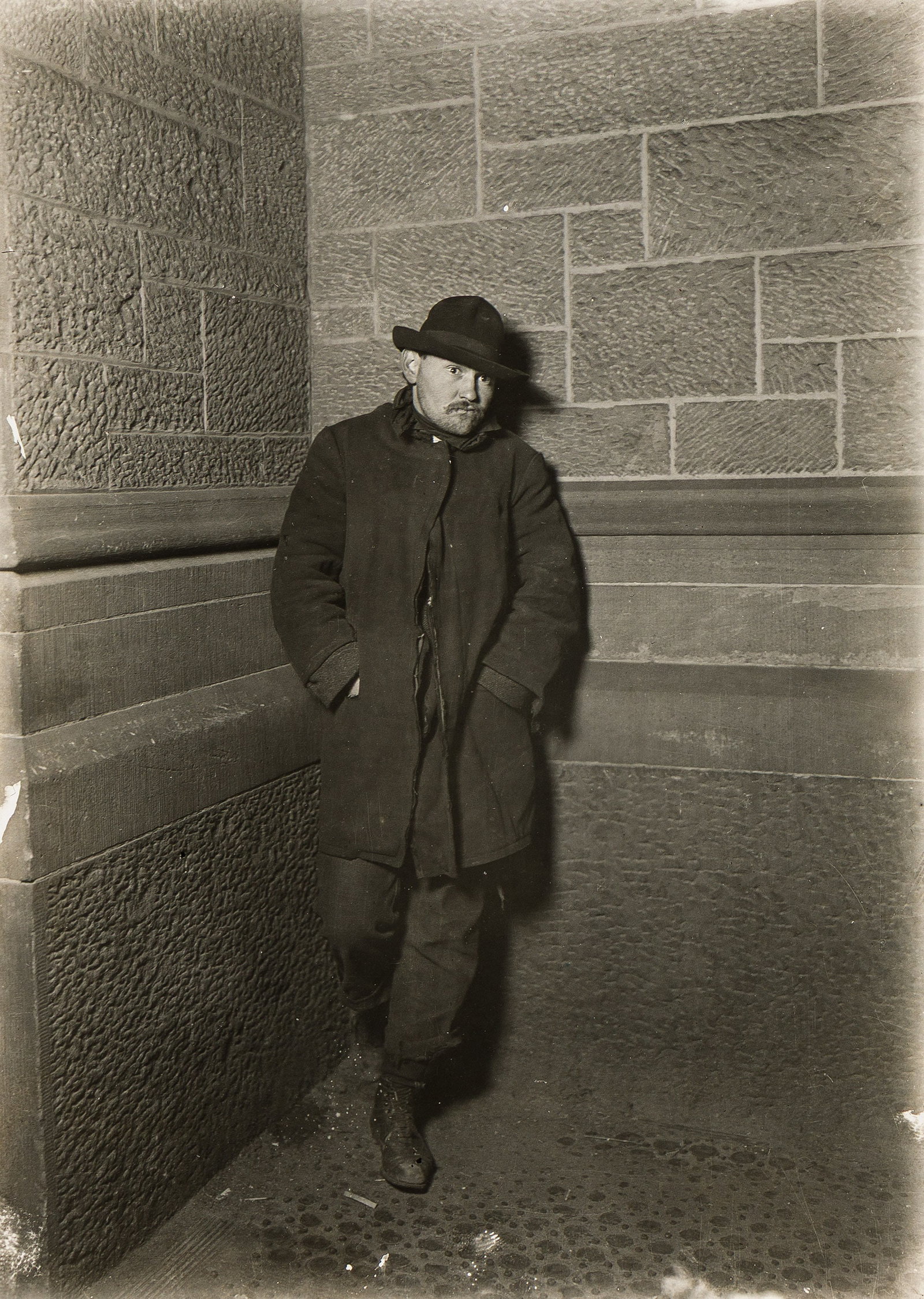Lewis W. Hine, Down and Out, New York City, circa 1910; printed circa 1931. (1 of 1)