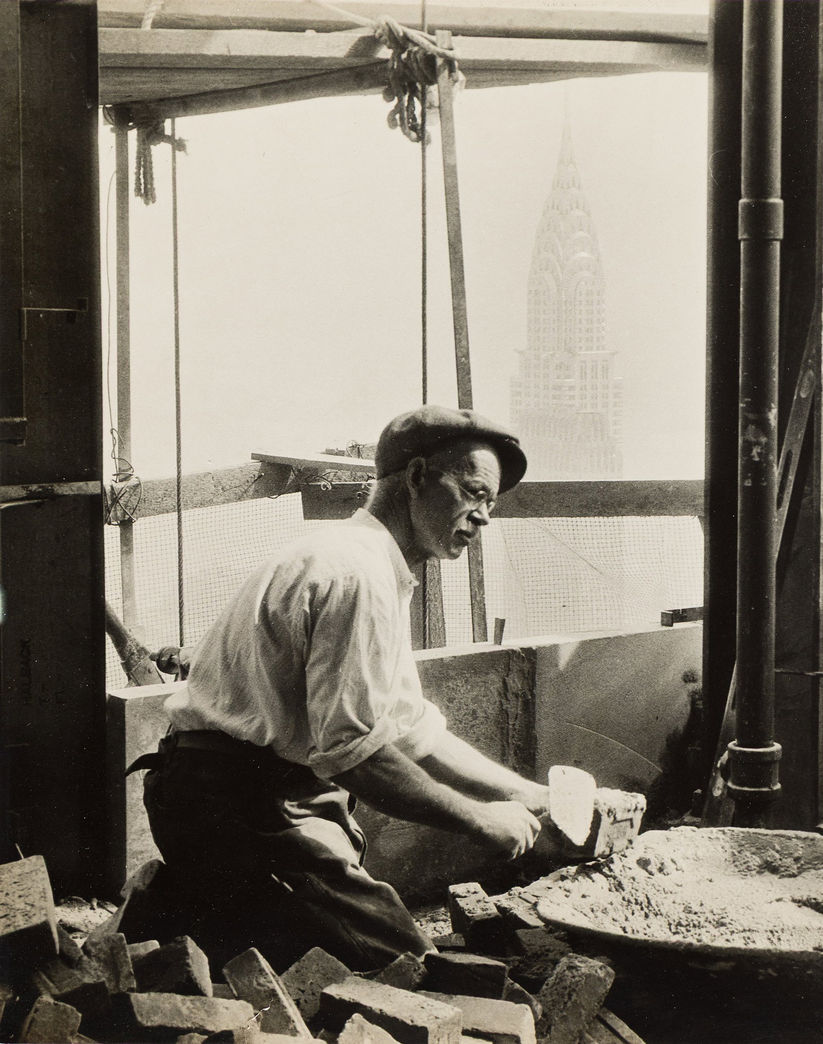 Lewis W. Hine, Bricklayer on Empire State Building, circa 1930. (1 of 1)