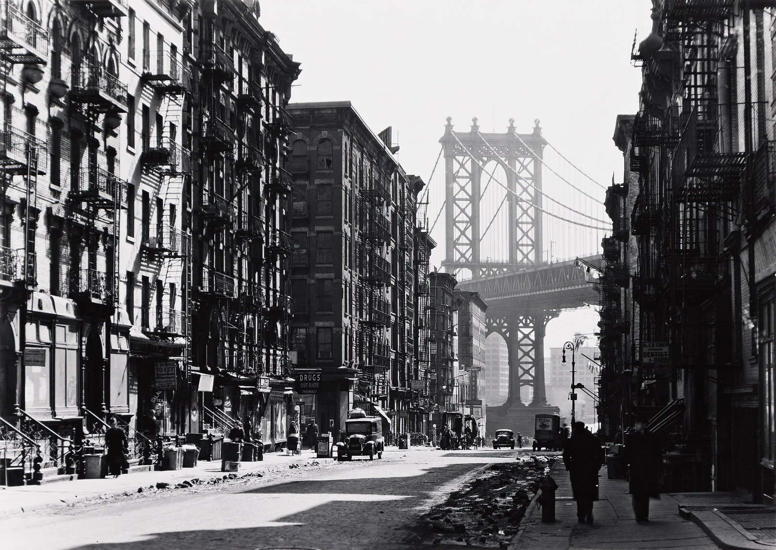 Berenice Abbott, Pike and Henry Streets, Manhattan, March 6, 1936; printed 1980s. (1 of 1)