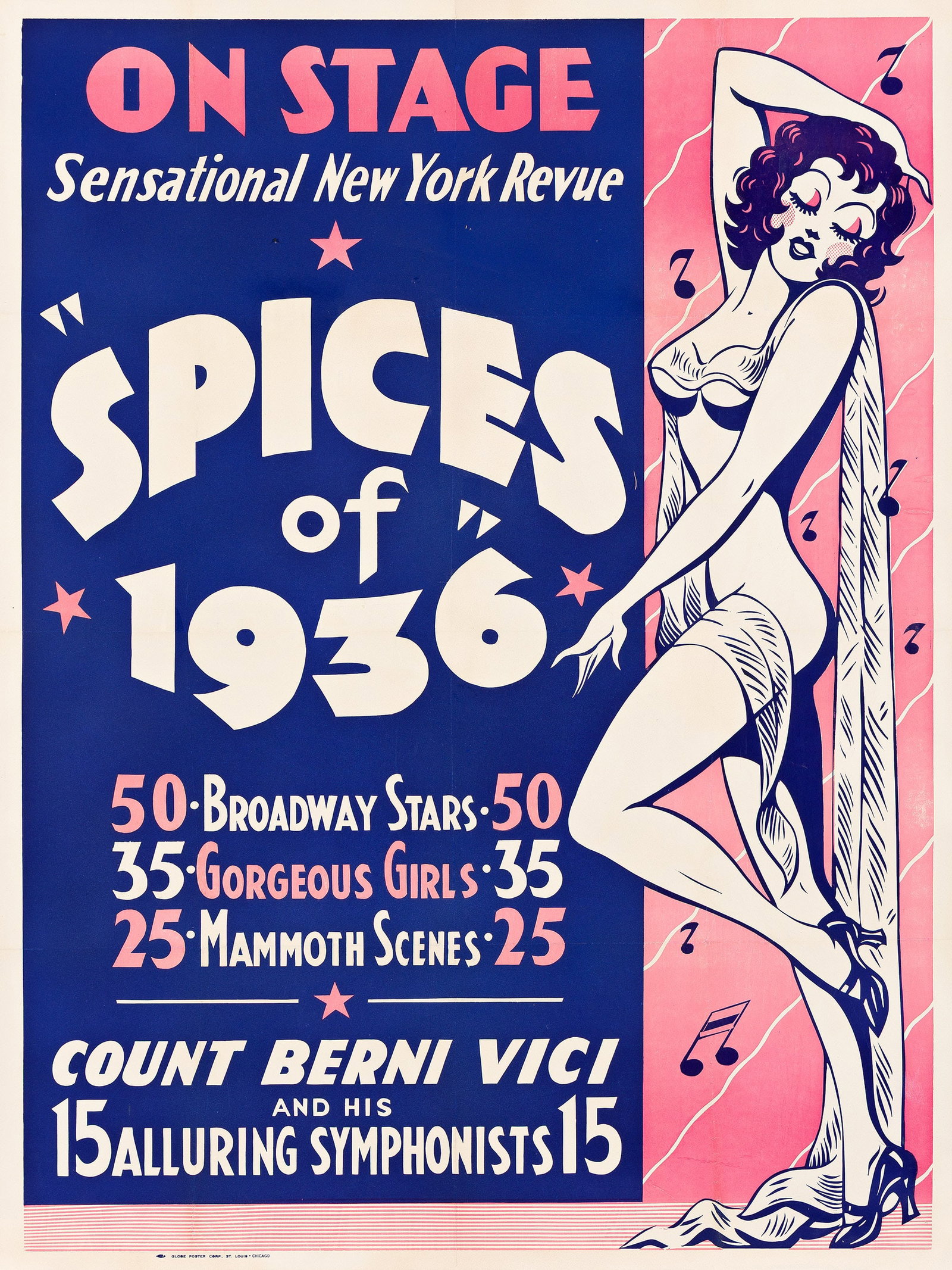 Designer Unknown, "Spices of 1936" / Sensational New York Revue, 1936. (1 of 1)