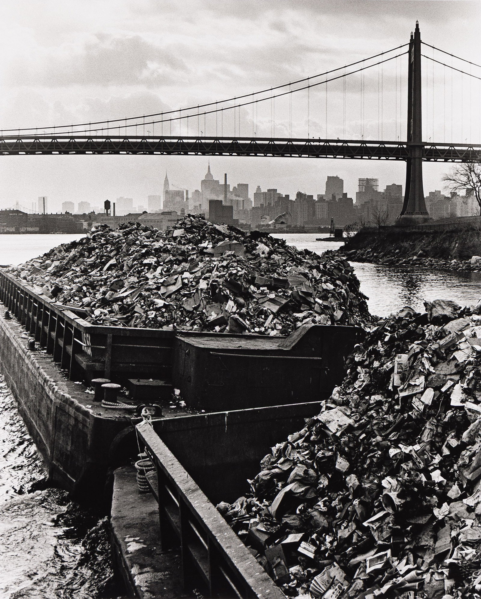 Arthur Leipzig, Garbage Scows, NY, 1967; printed circa 1980. (1 of 1)
